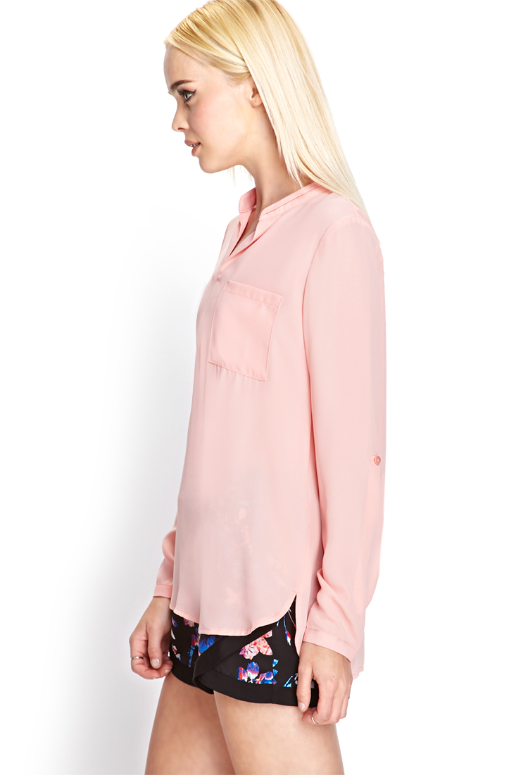 pink blouse forever 21