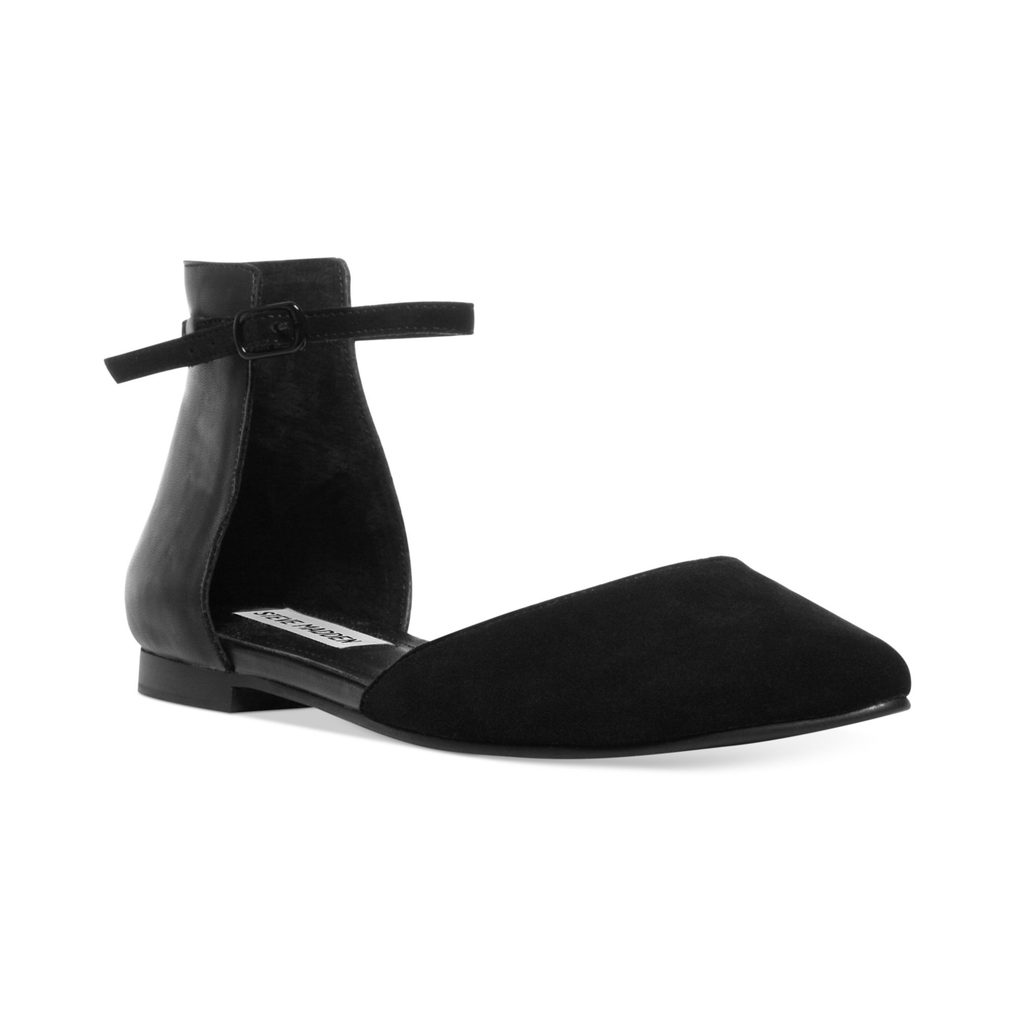 steve madden ankle strap flats