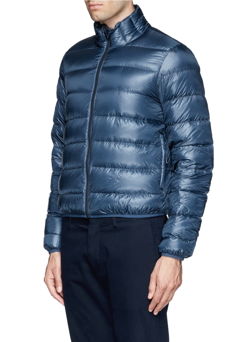 Aspesi 'pinolo' Super Lightweight Puffer Jacket in Blue for Men - Lyst