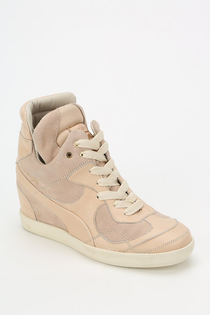 puma wedge beige puma wedge beige