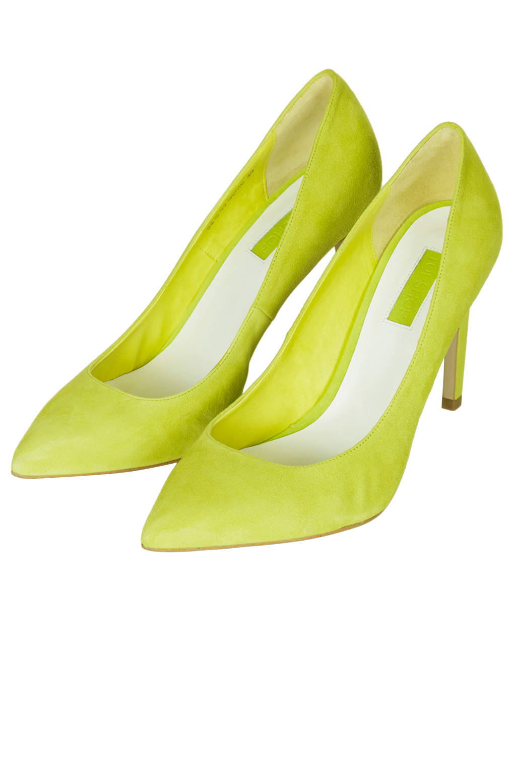 lime green court shoes