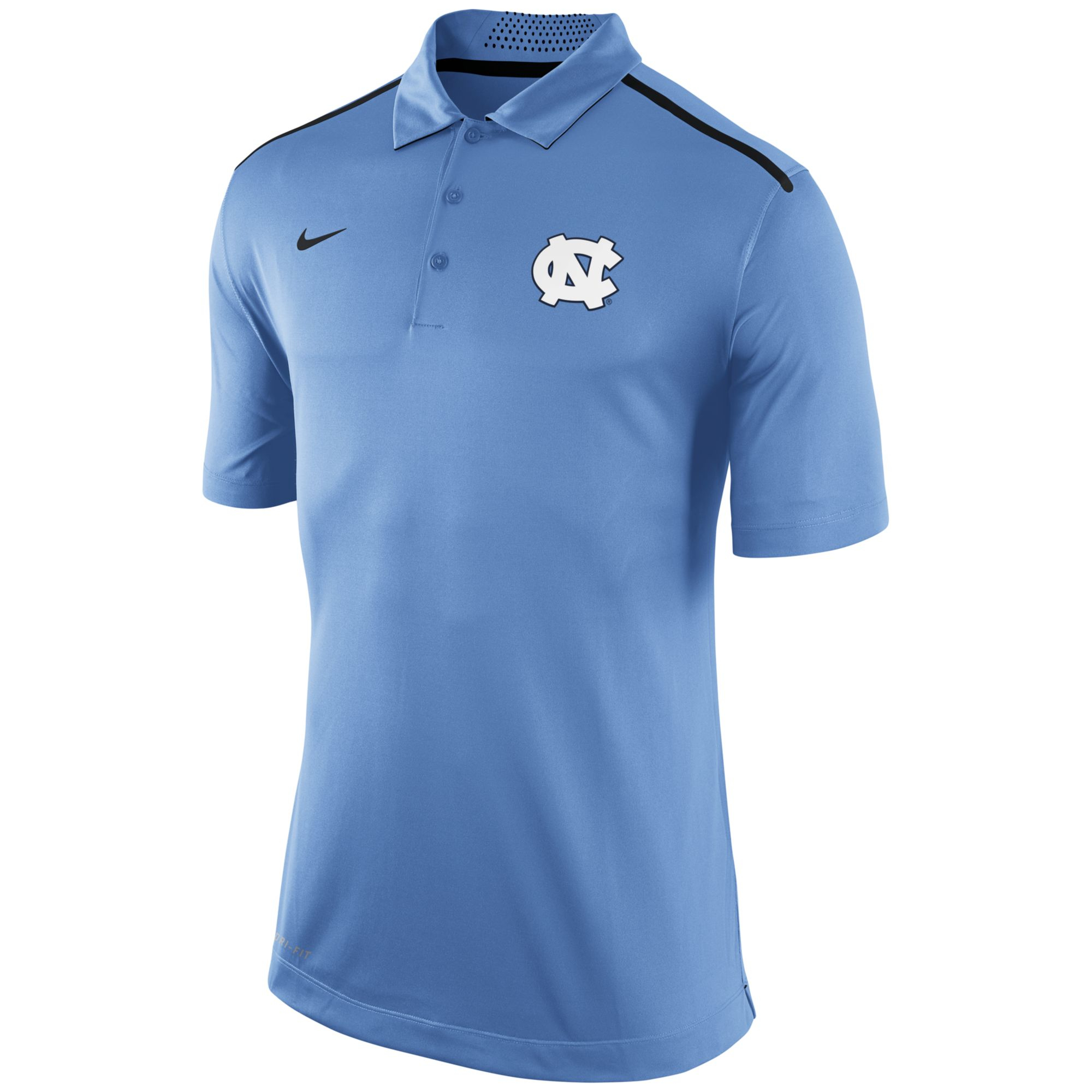 Nike Men'S North Carolina Tar Heels Elite Coaches Polo Shirt in Blue ...