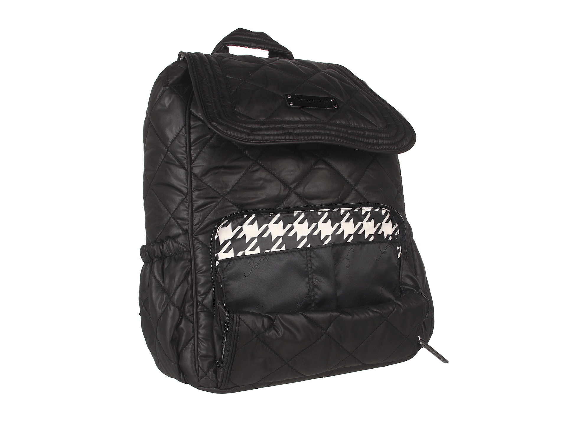 Vera Bradley Puffy Backpack in Black Lyst