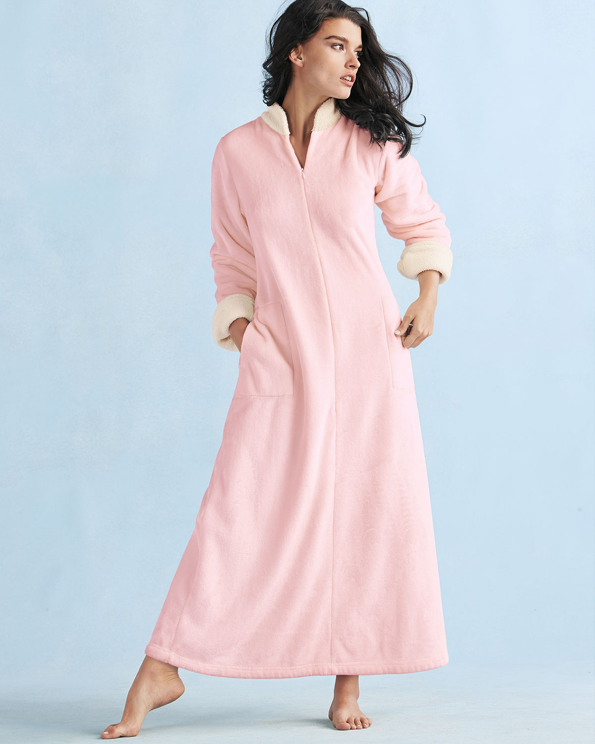 kaftan with front zipper