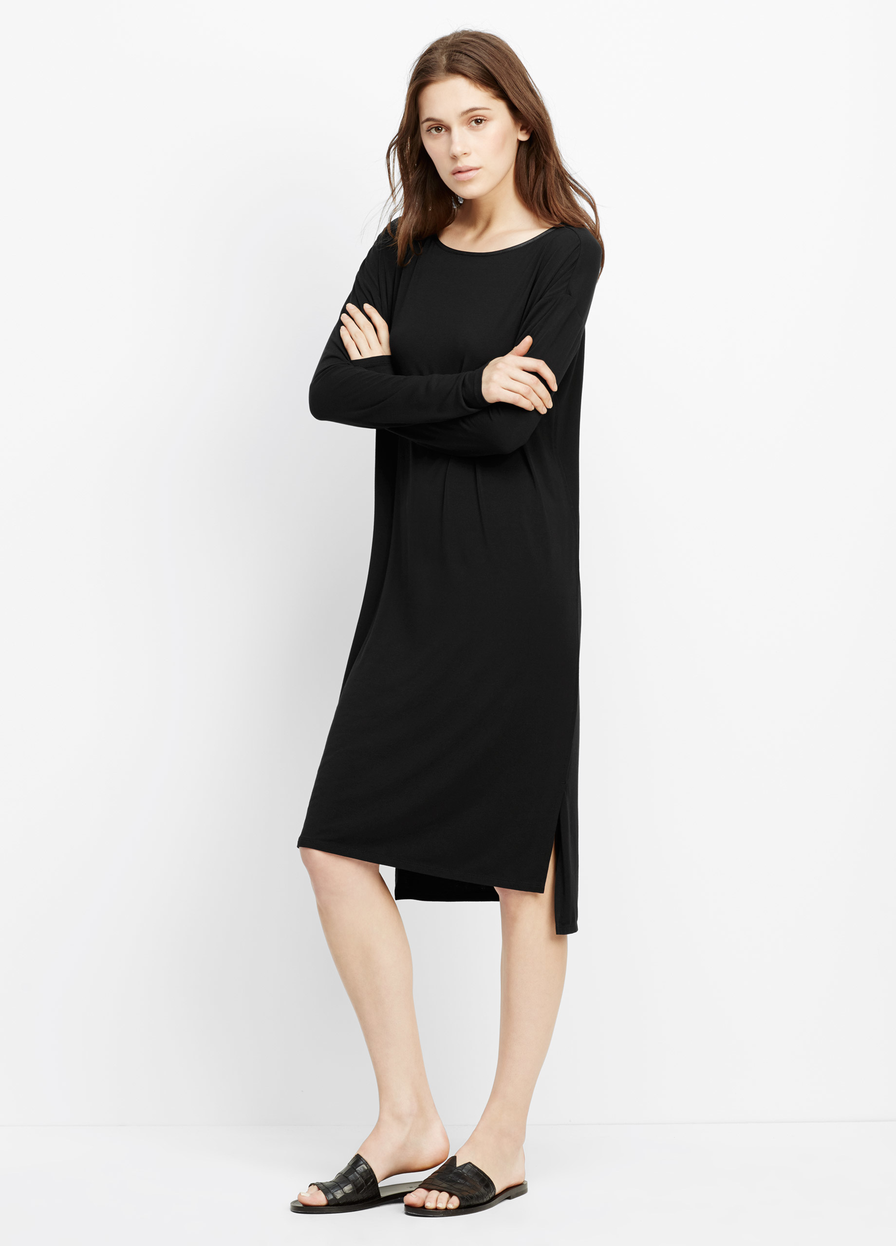 vince t shirt dress