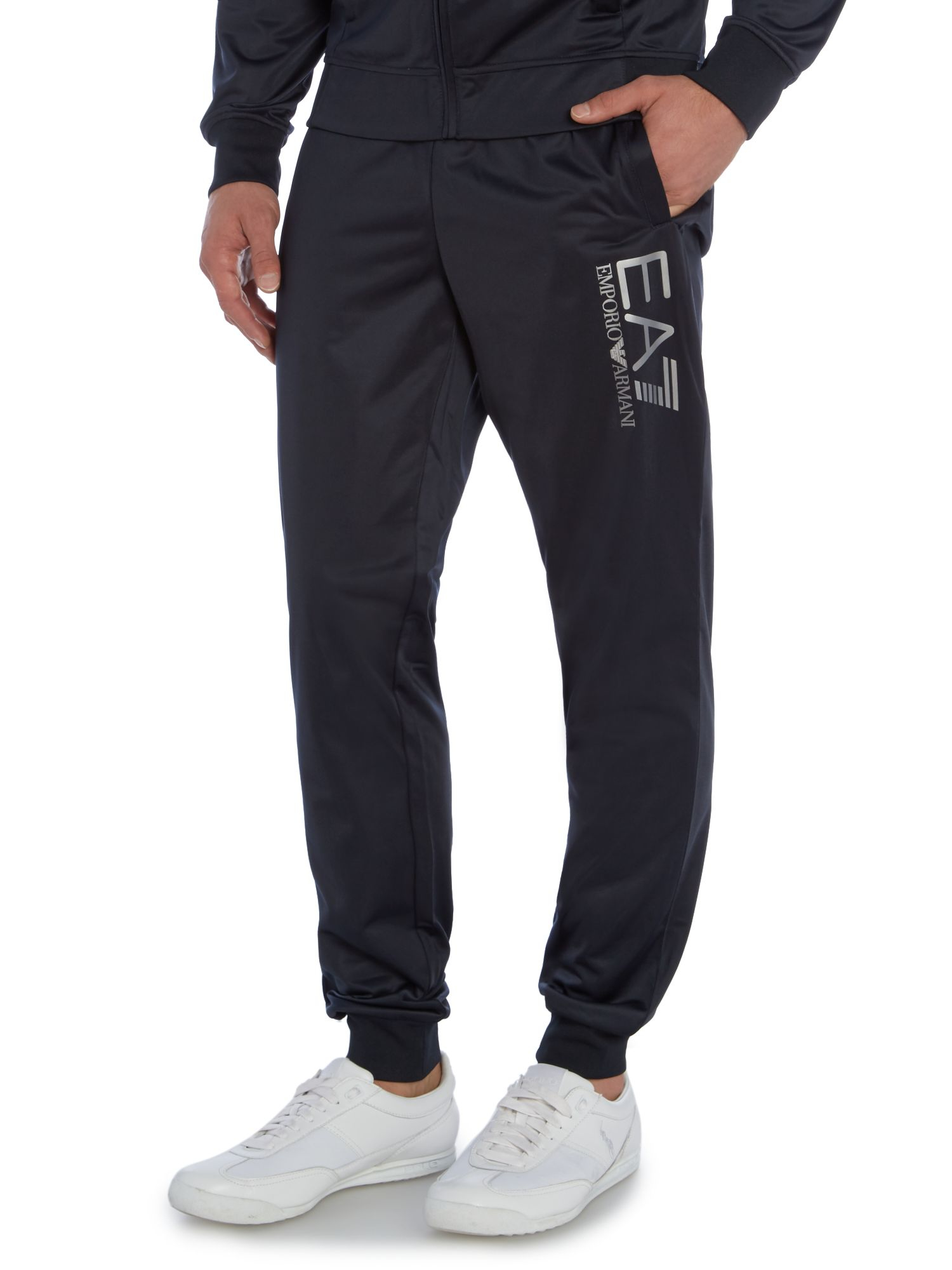 EA7 Plain Tracksuit With Zip Fastening in Navy (Blue) for Men - Lyst