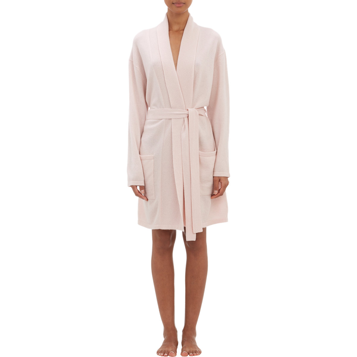 Arlotta by chris arlotta Cashmere Short Robe in Pink Lyst