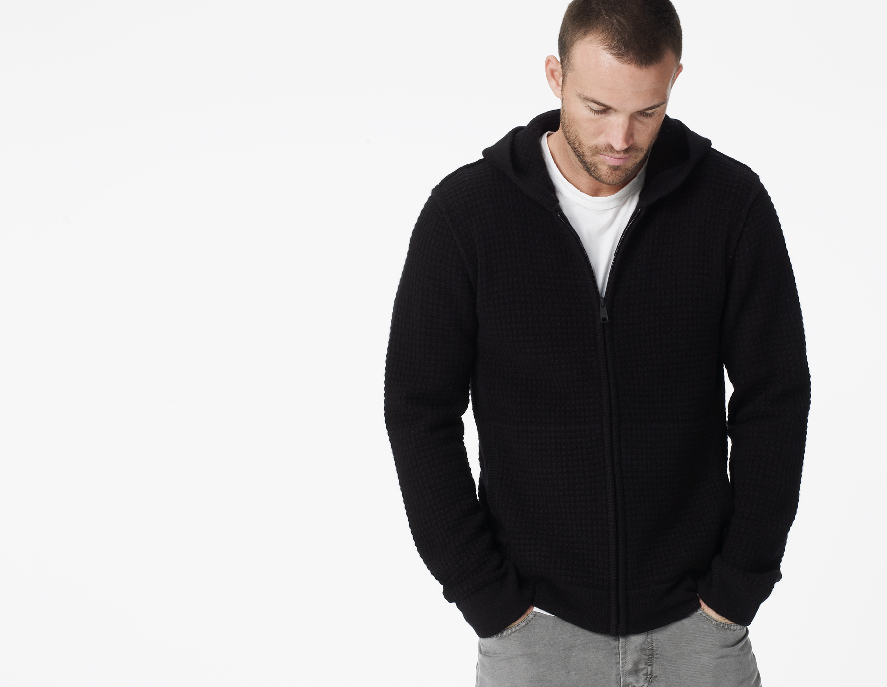 james perse black hoodie