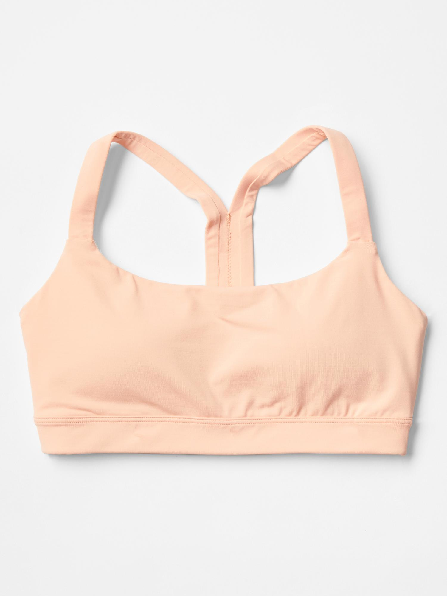 Gap Low Impact Kissingback Sports Bra in Beige (PEACH CREAM ) Lyst