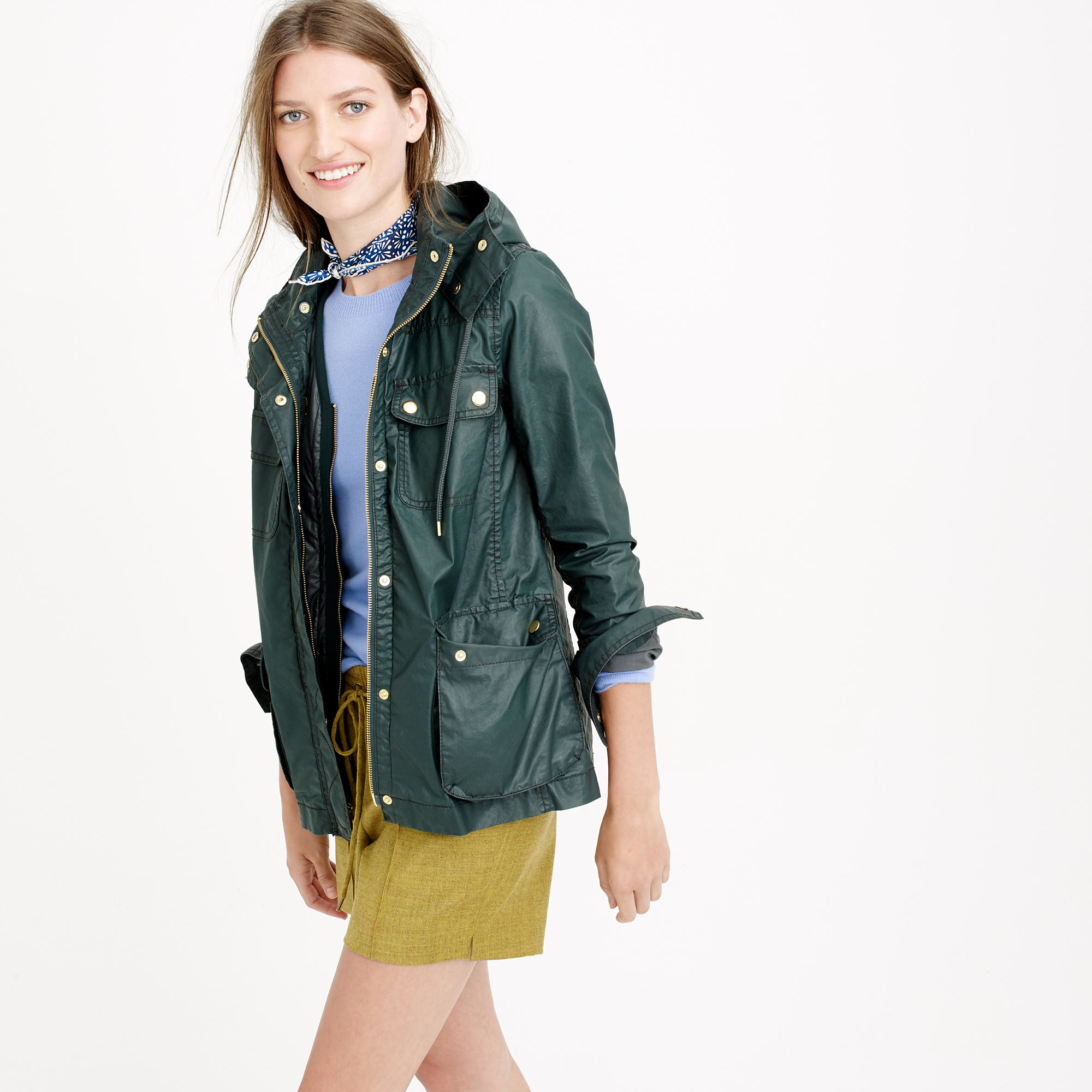 j crew hooded jacket