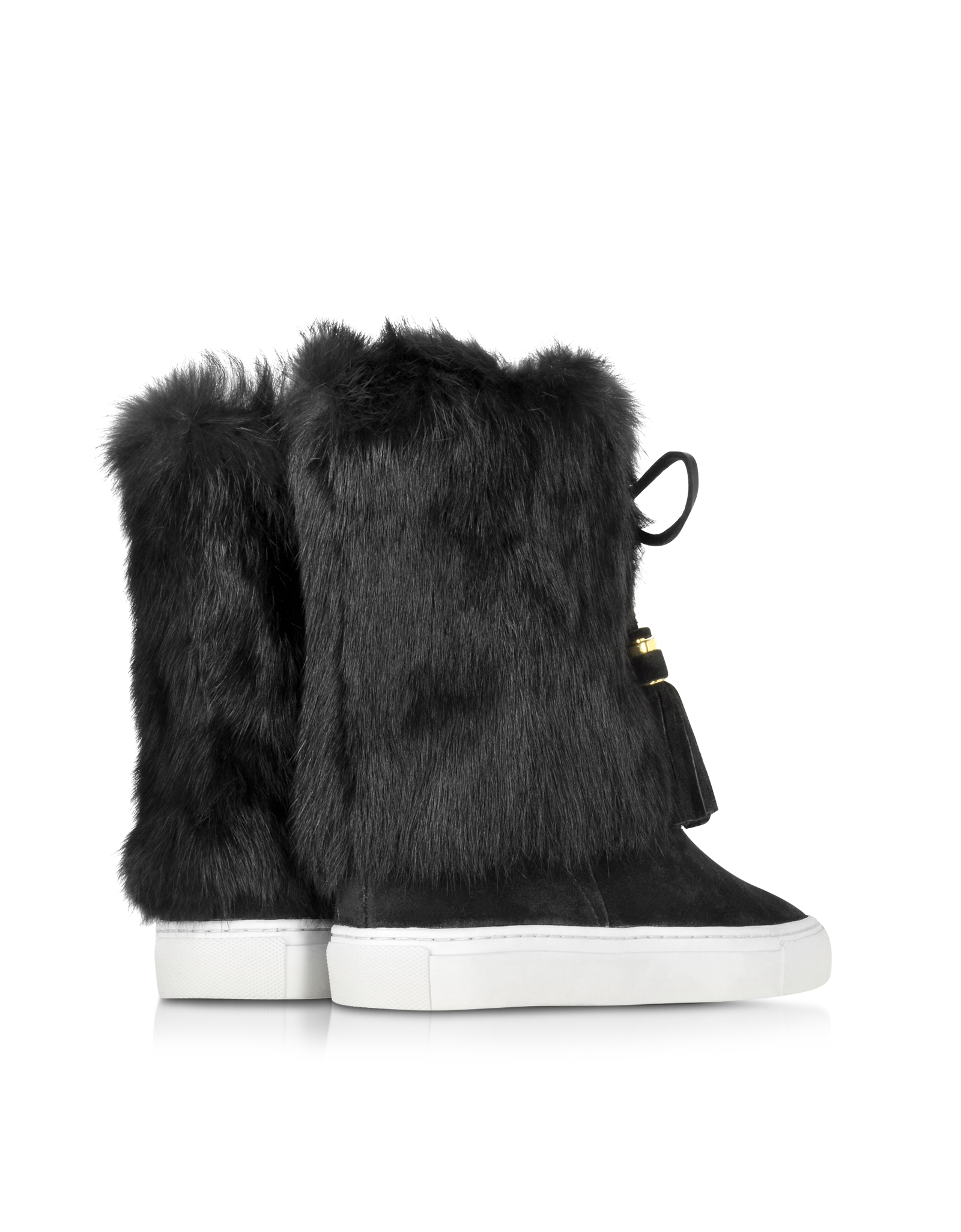 tory burch rabbit fur boots