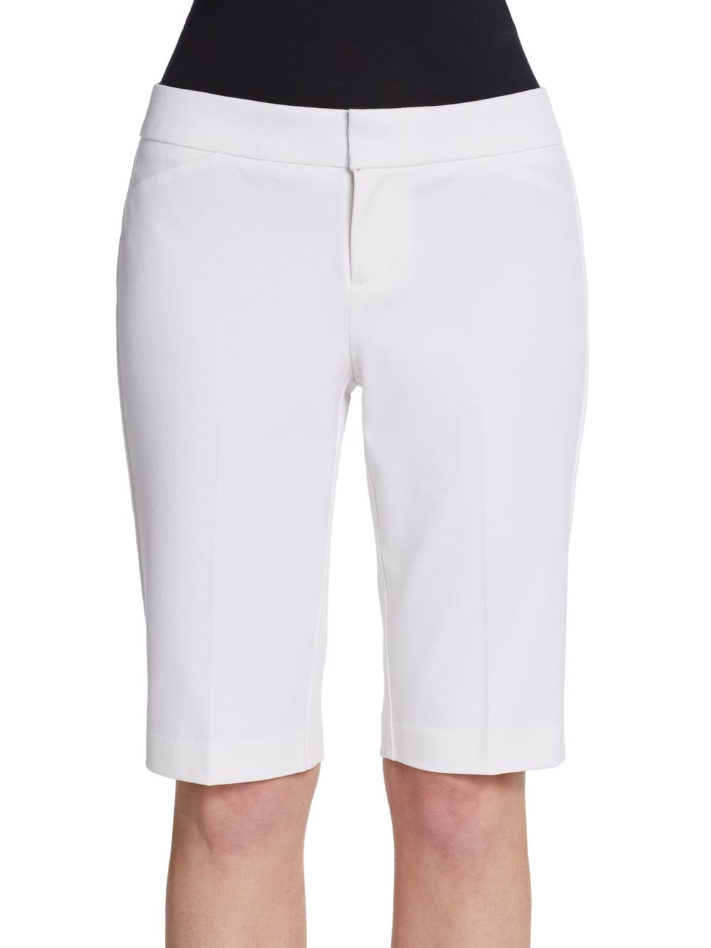 Lyst - Saks Fifth Avenue Black Label Bermuda Dress Shorts in White