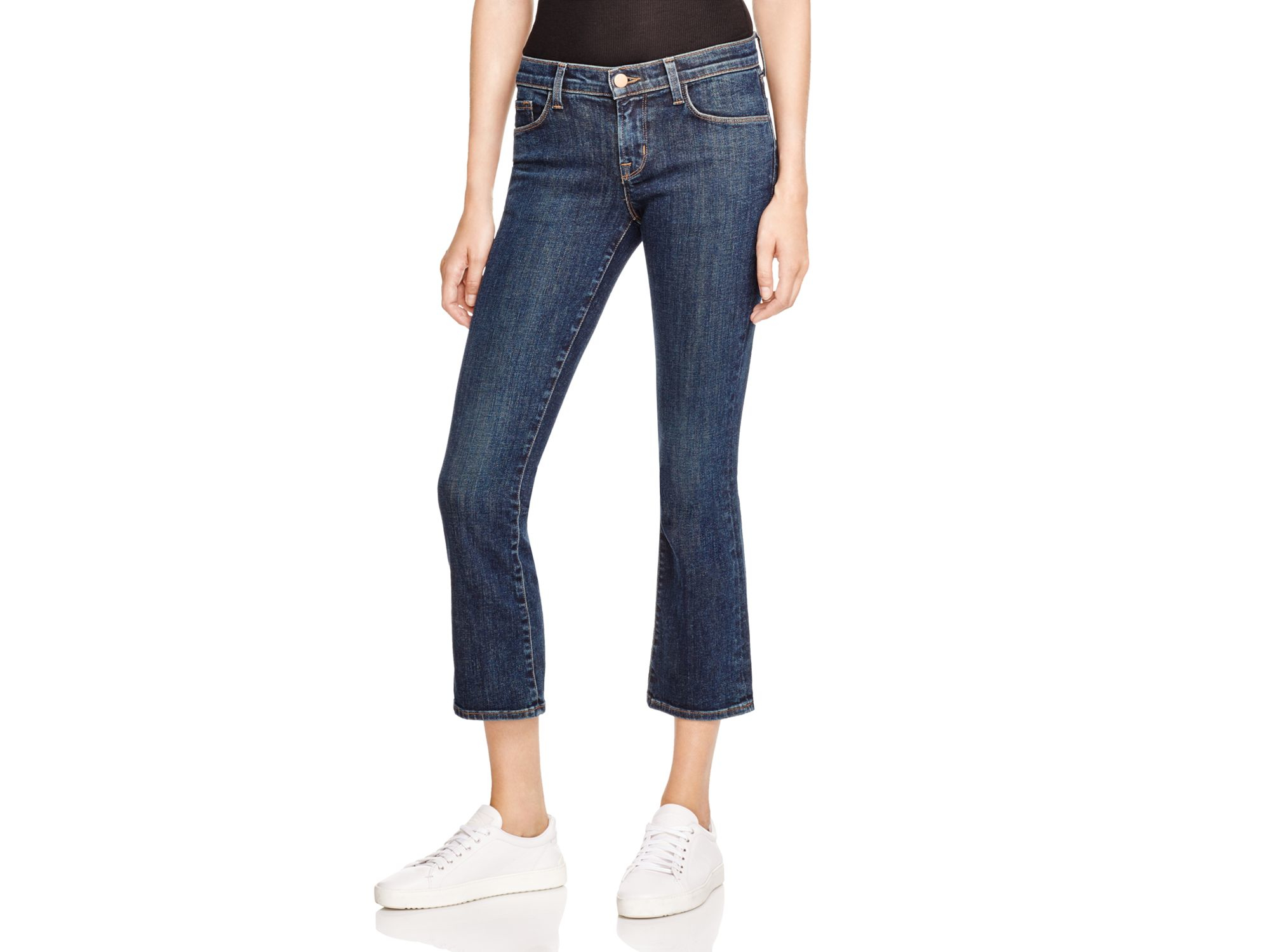 j brand selena cropped jeans