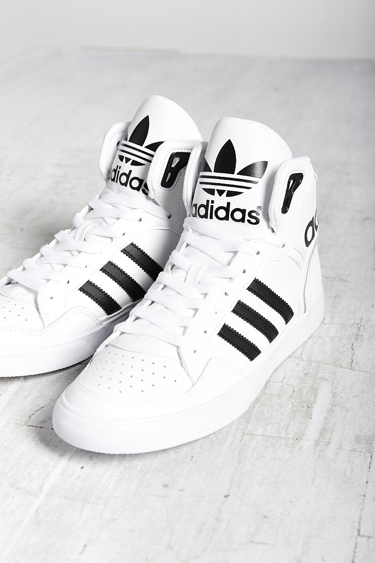 adidas Extaball Sneaker in Black & White (White) - Lyst
