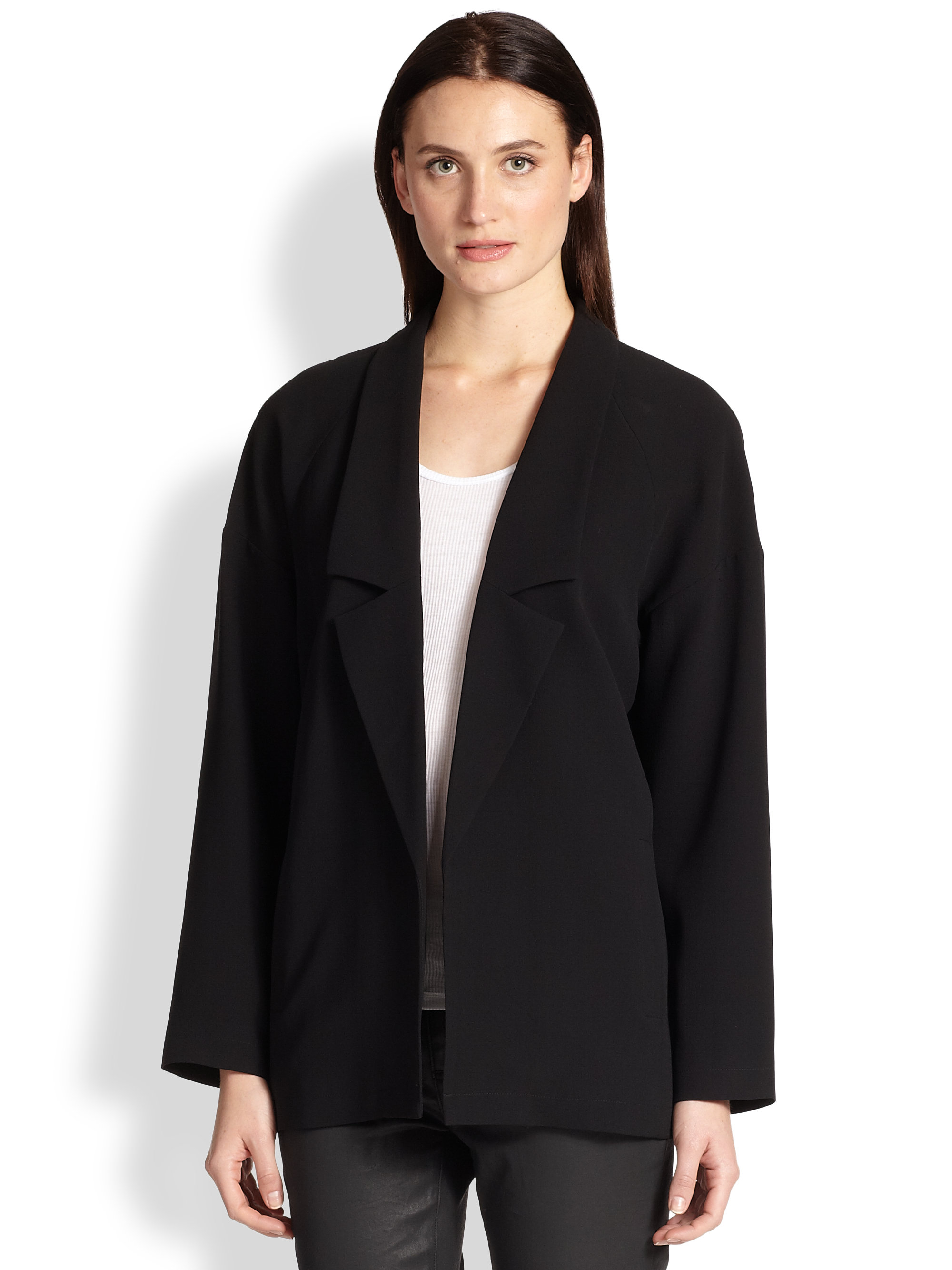 eileen fisher silk jacket