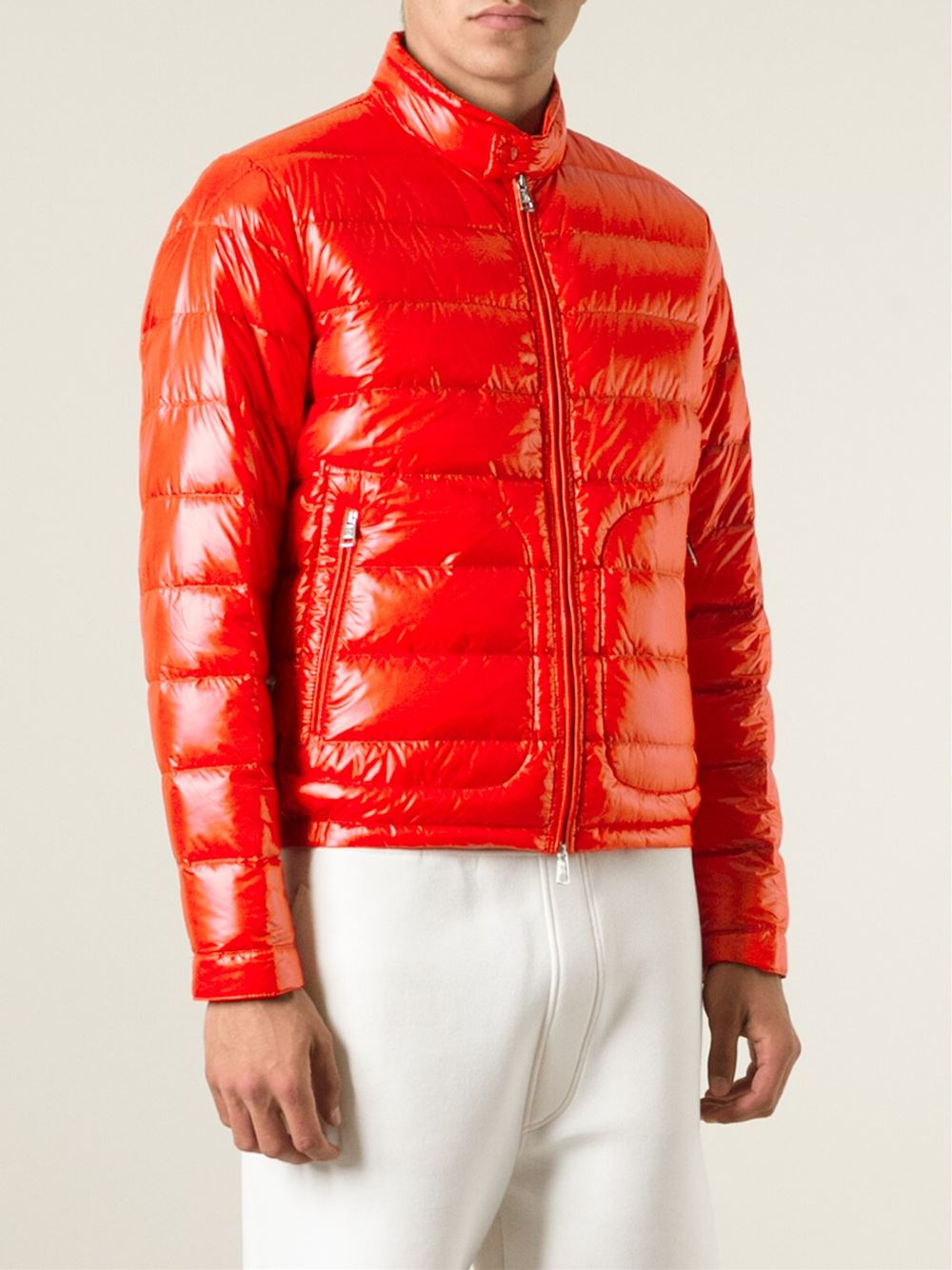 Moncler 'Acorus' Padded Jacket in Orange for Men - Lyst