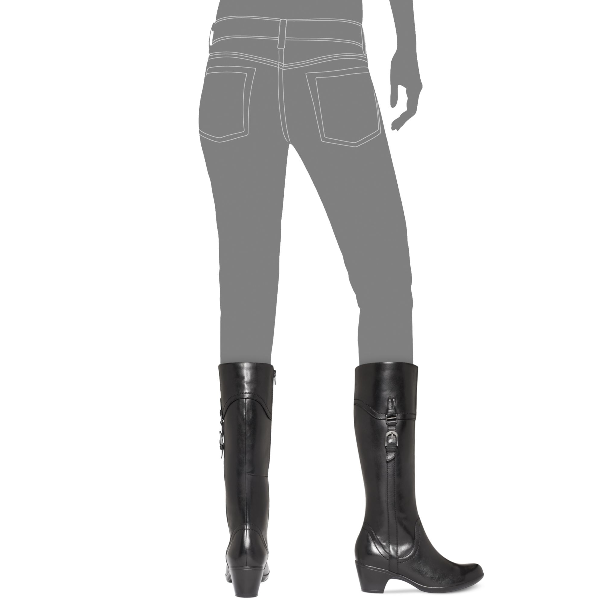 clarks knee high boots wide calf