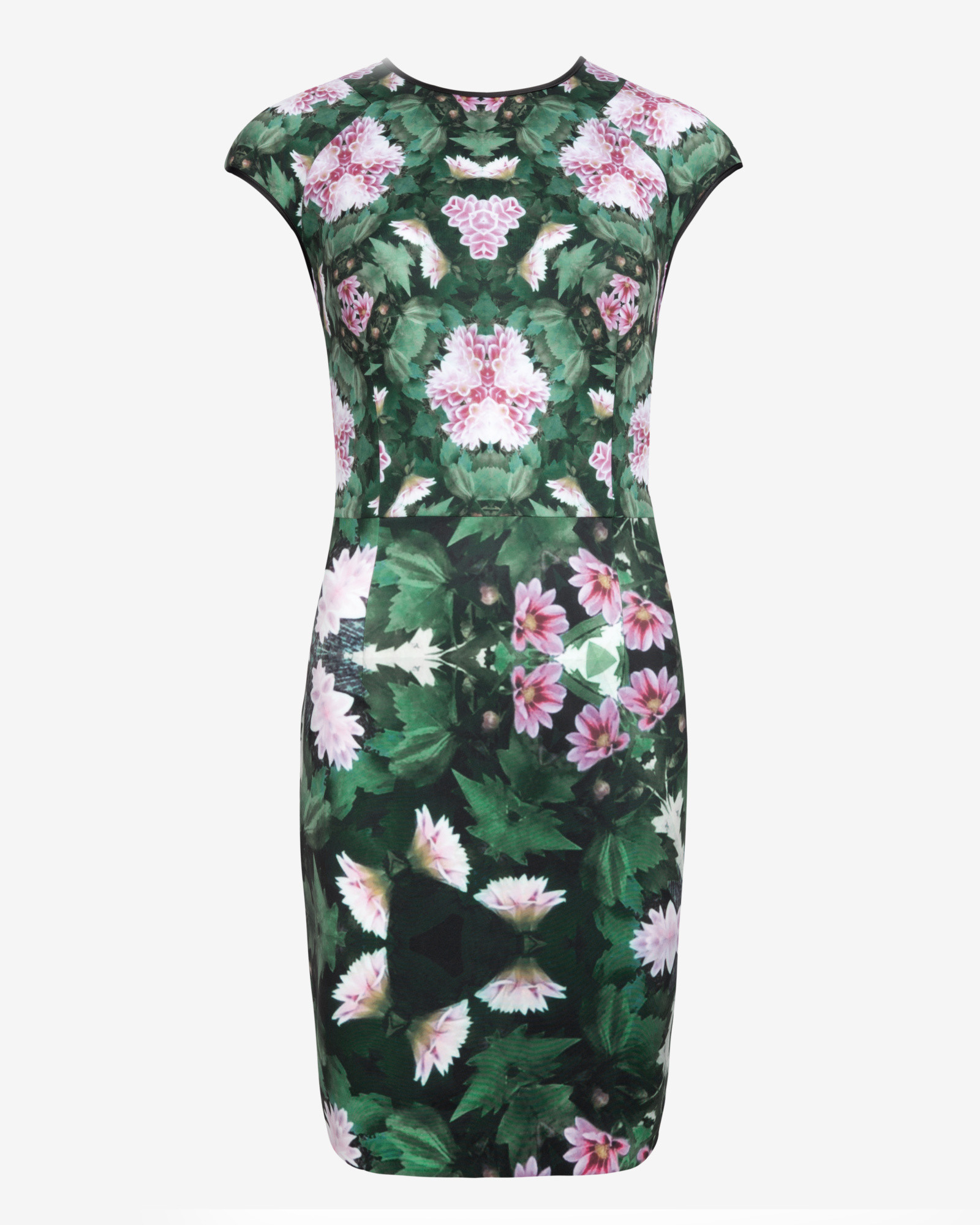 Ted Baker Ted Baker Women's Valanci Pleated Midi Dress, Dark Green, 3 | Dresses - Shop It To Me