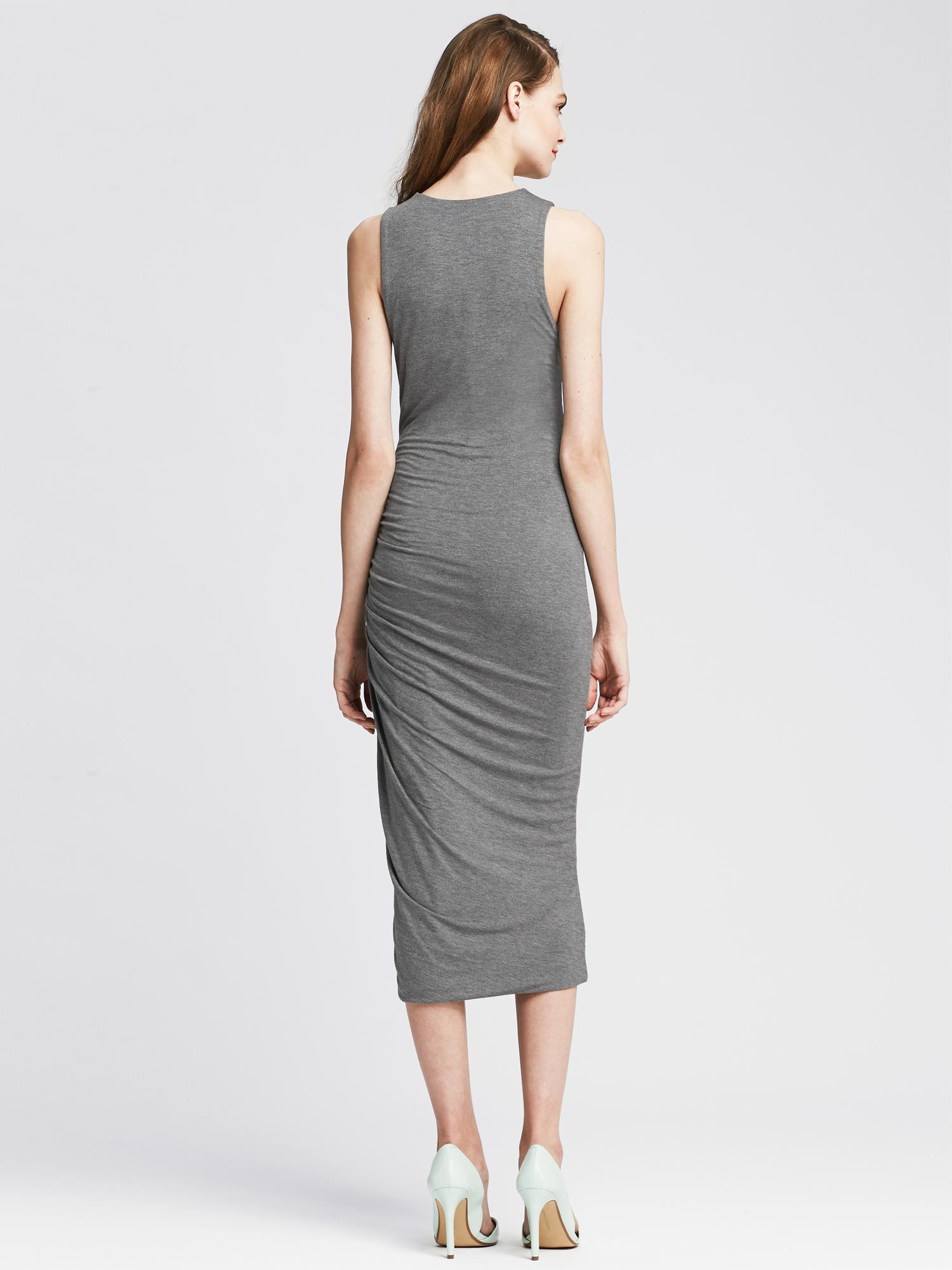 banana republic ruched dress