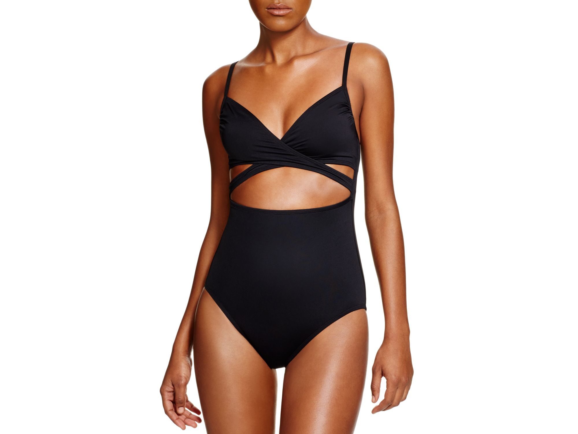 vince camuto one piece bathing suits