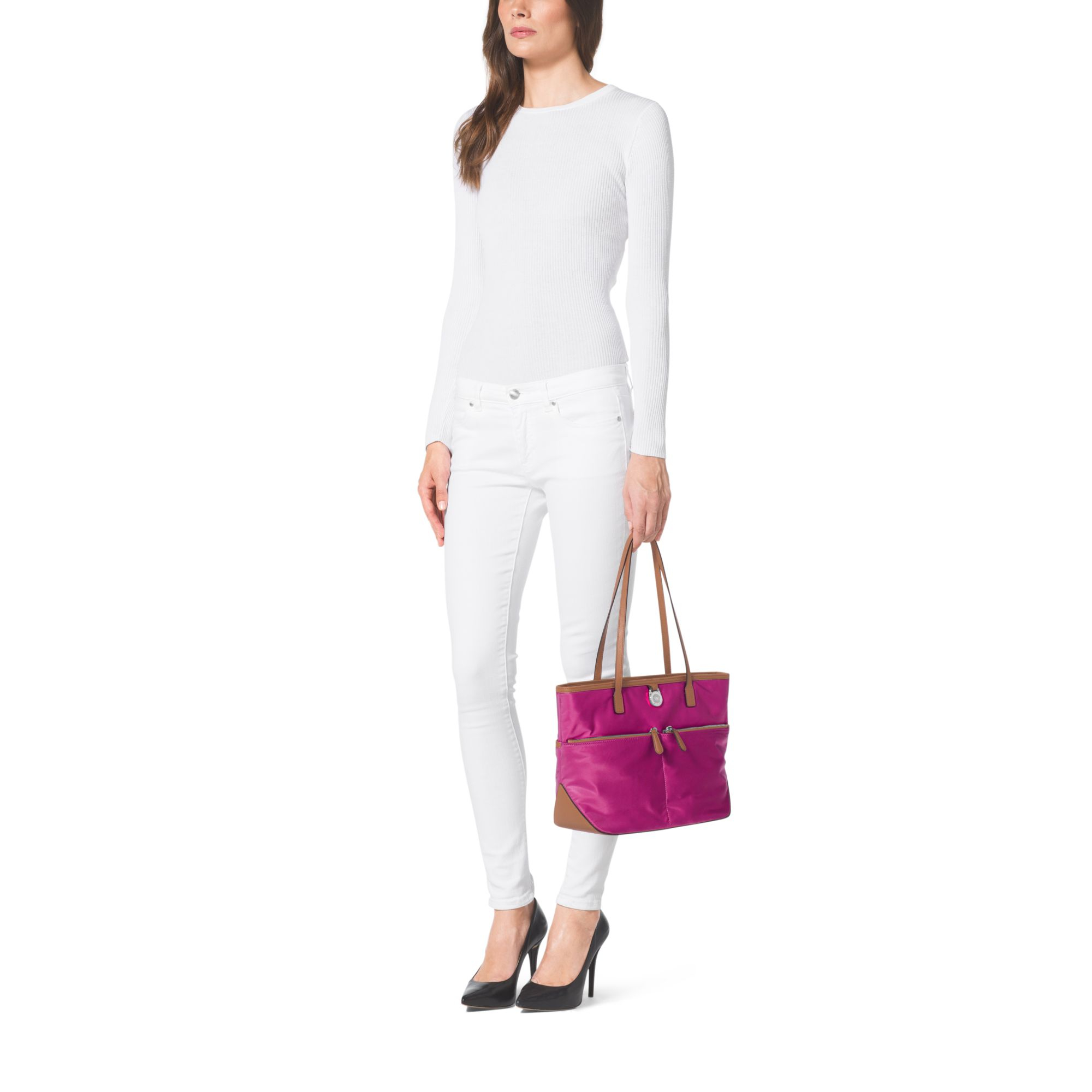 Michael Kors Kempton Nylon Tote 2024 favors