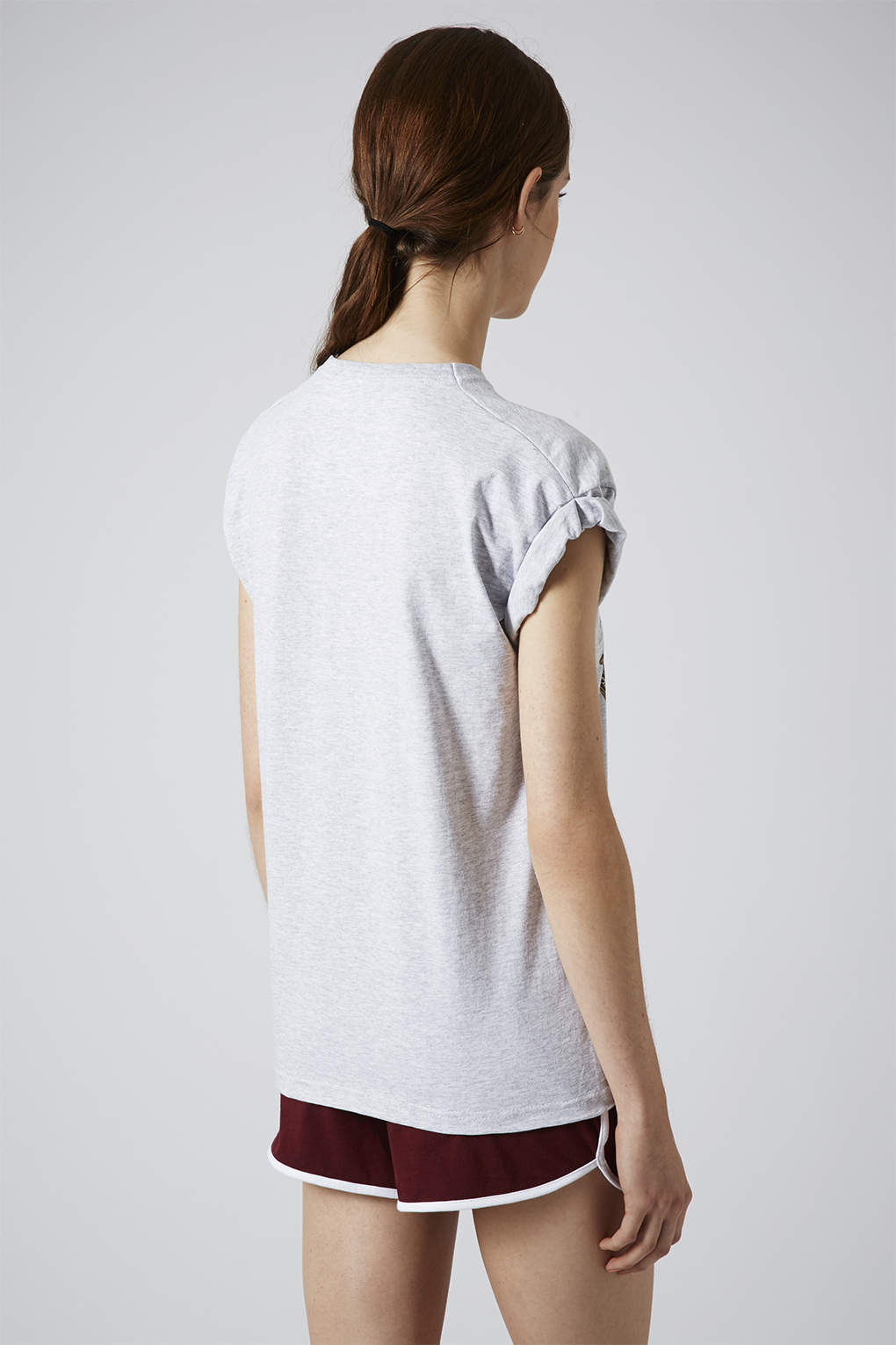 Vintage Kitten Print Tee By Tee and Cake in Grey (Gray) Lyst