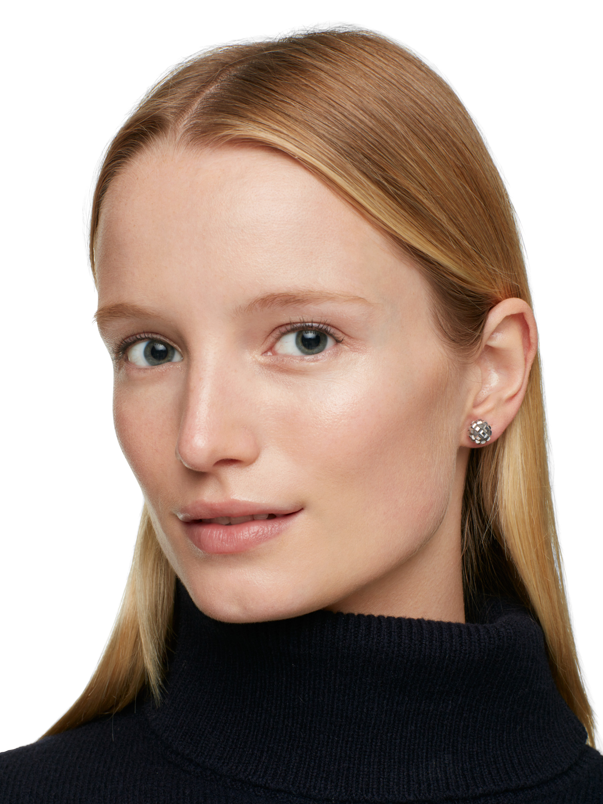 disco pansy studs