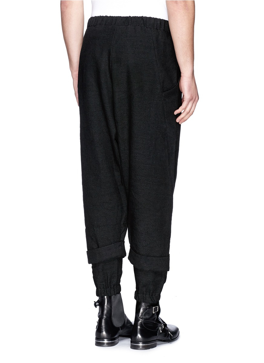 double layer track pants