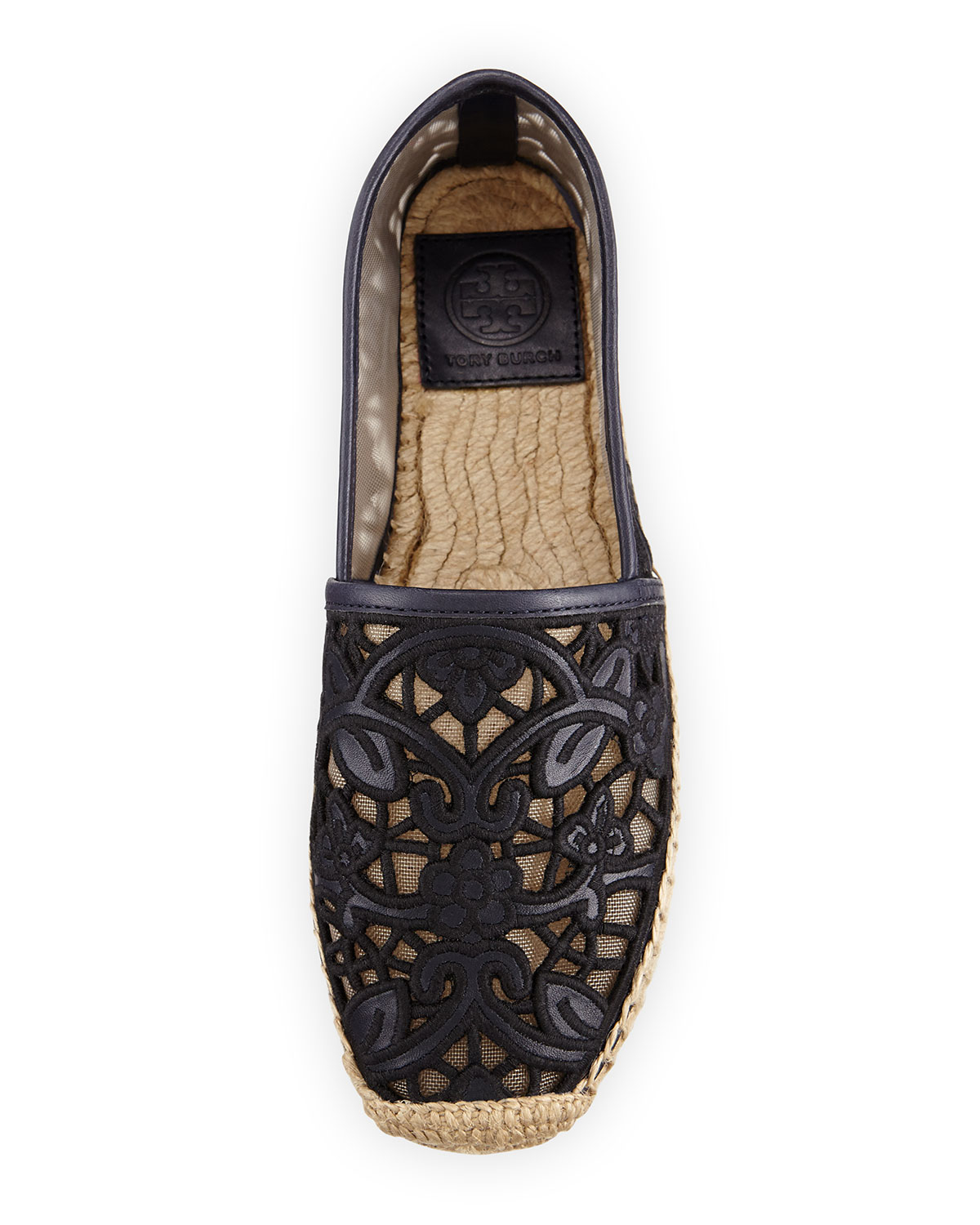 tory burch quilted flat espadrille