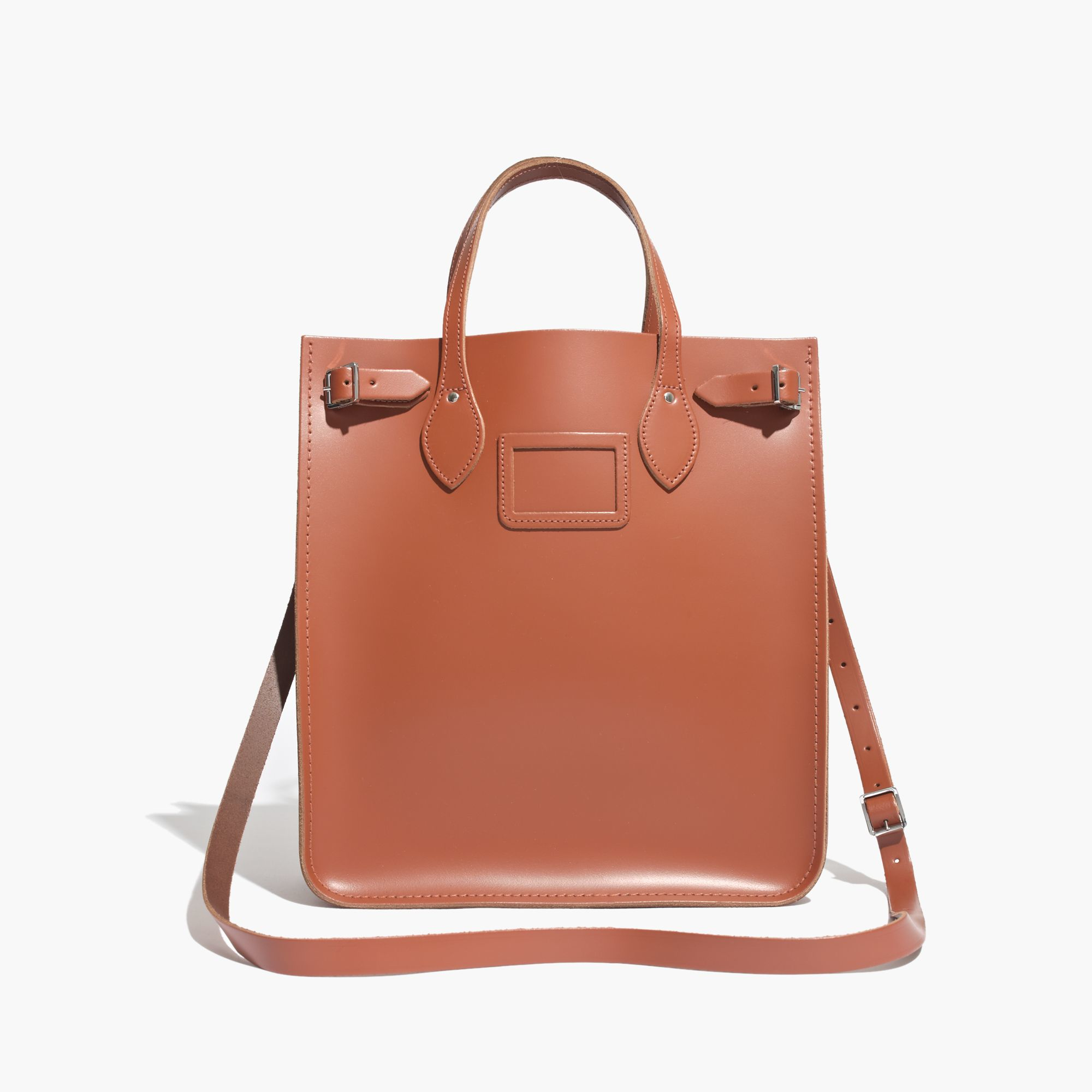 Madewell & The Cambridge Satchel Company® North South Tote Bag in Brown Lyst