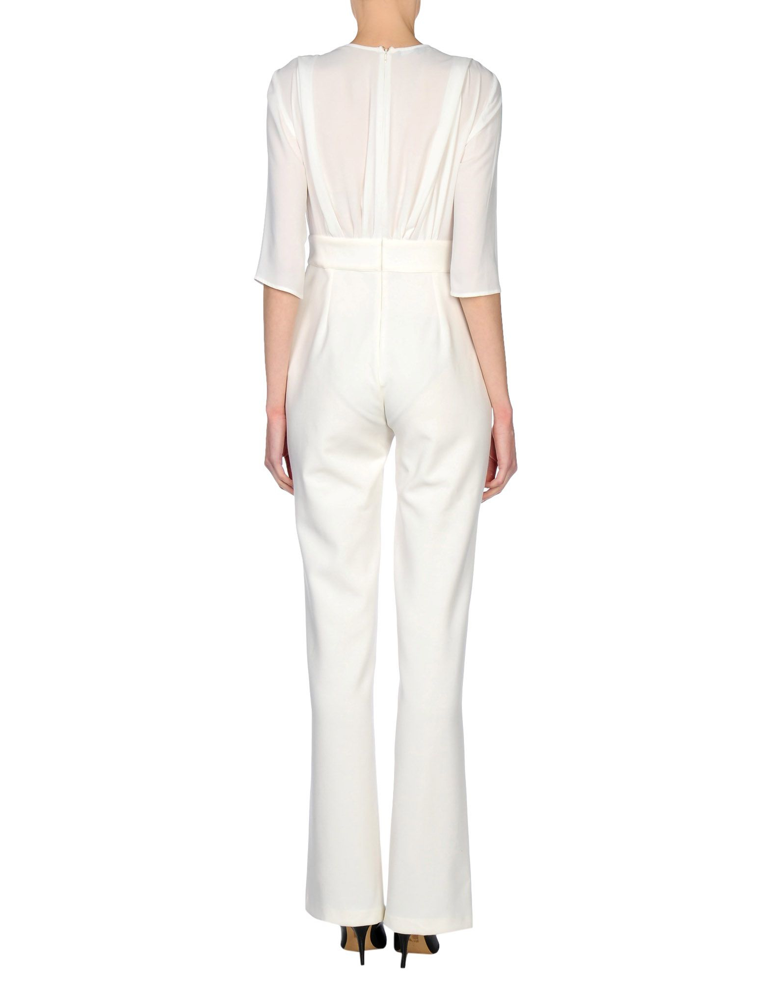 elisabetta franchi white jumpsuit