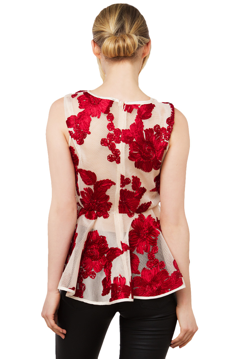 gracia peplum top