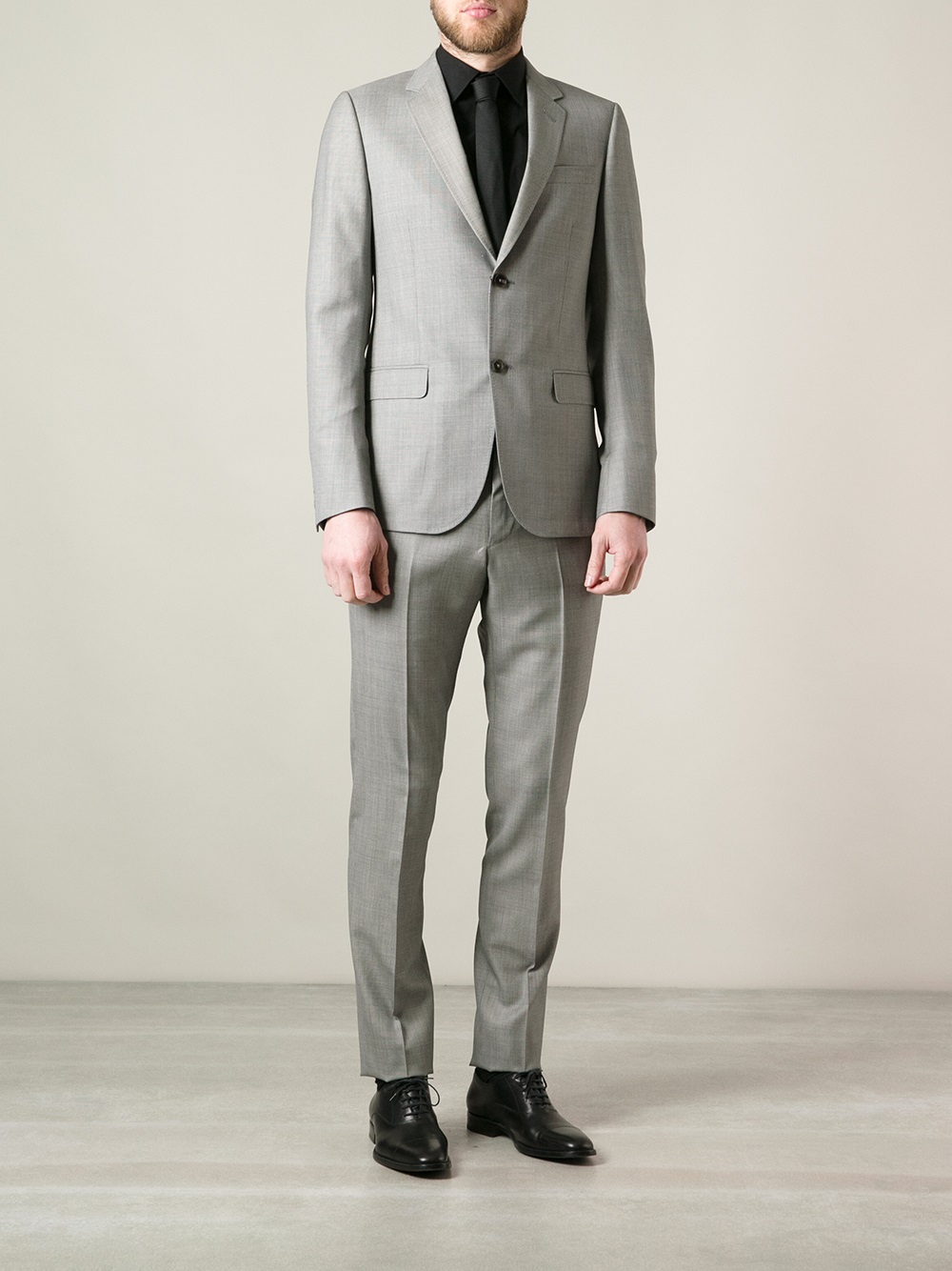 Gucci Stitch Detail Suit in Gray for Men | Lyst