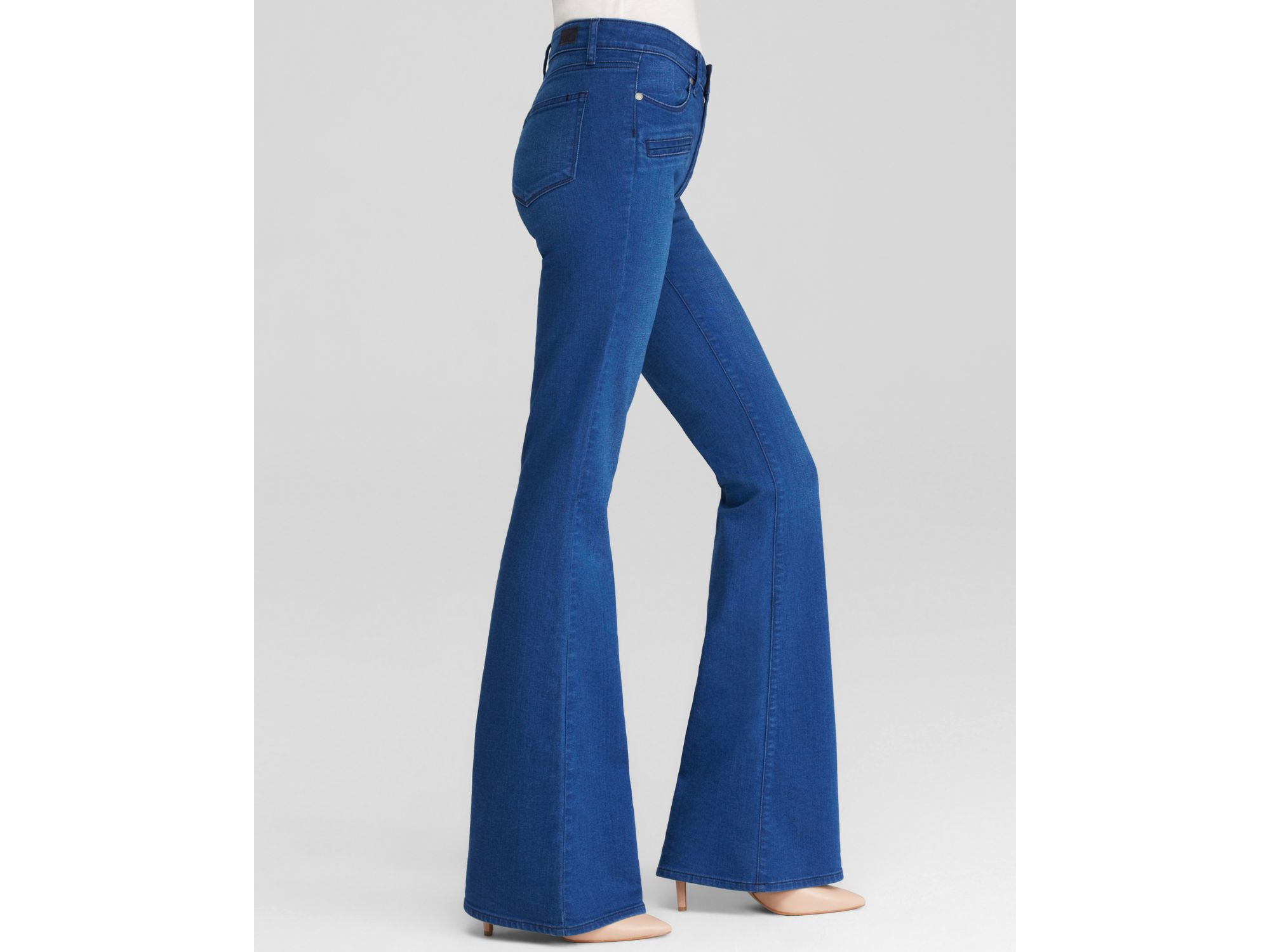 paige bell canyon flare jeans