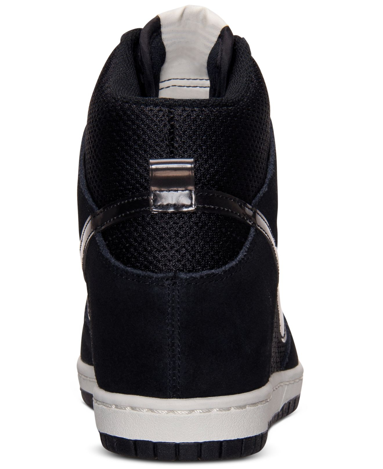 Nike Women'S Dunk Sky Hi Essential Casual Sneakers From Finish Line in Black  | Lyst