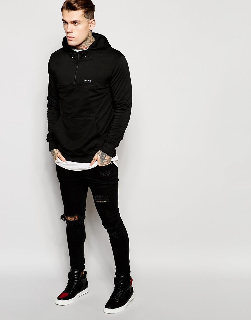 Nicce london Overhead Jacket in Black for Men | Lyst