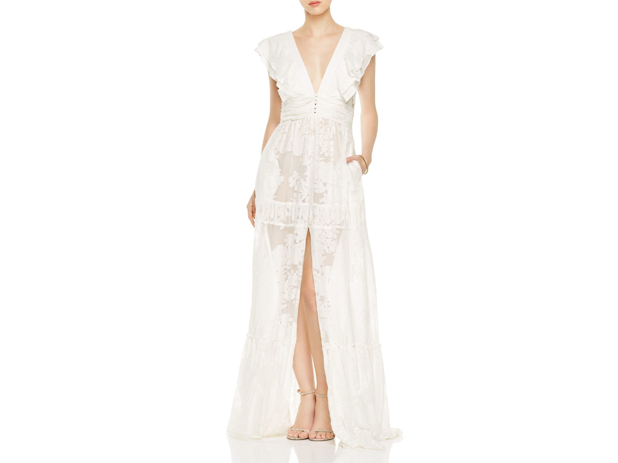 rachel zoe white gown