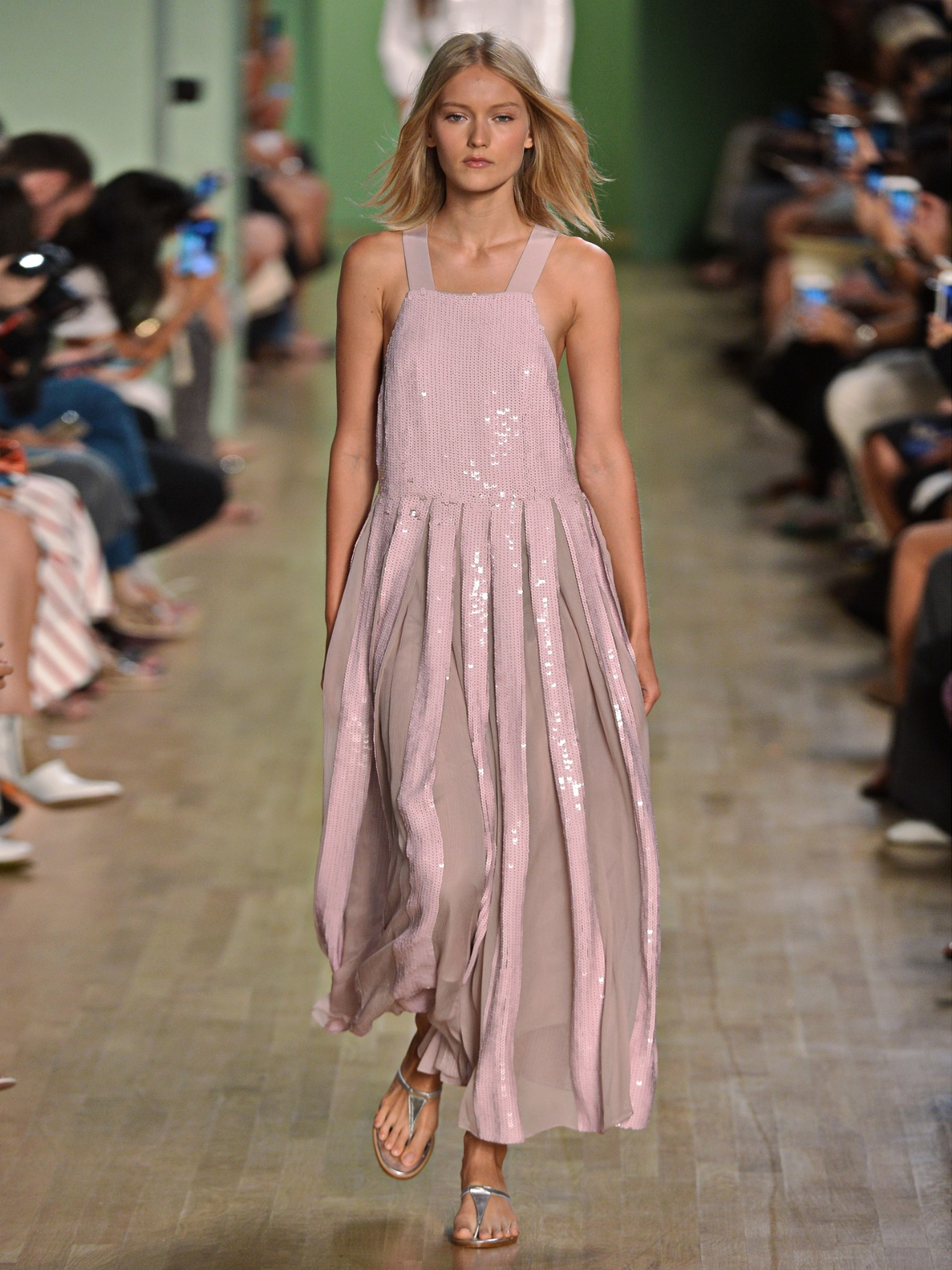 Tibi top sequin dress