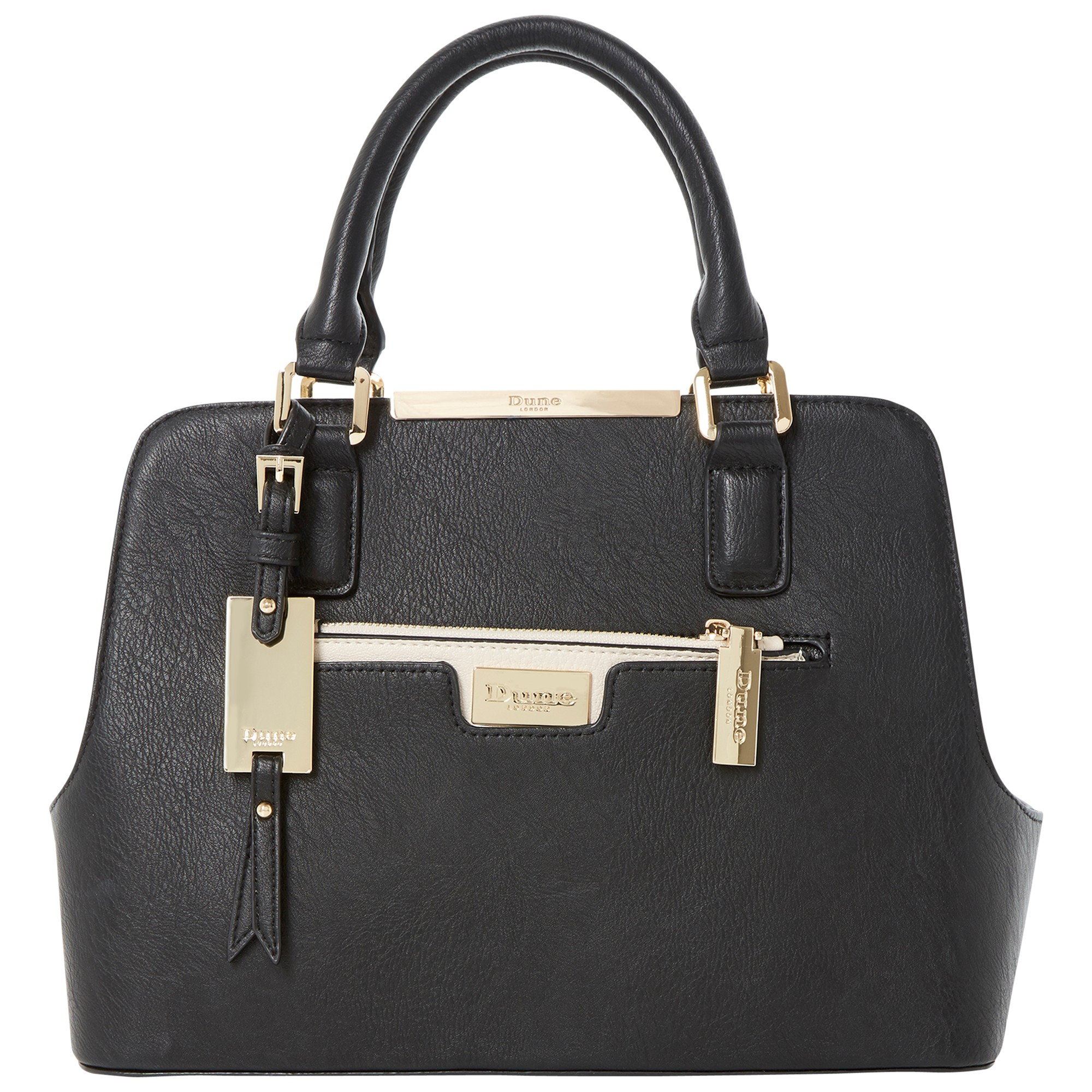 Dune Domino Multi Compartment Tote Bag in Black Lyst