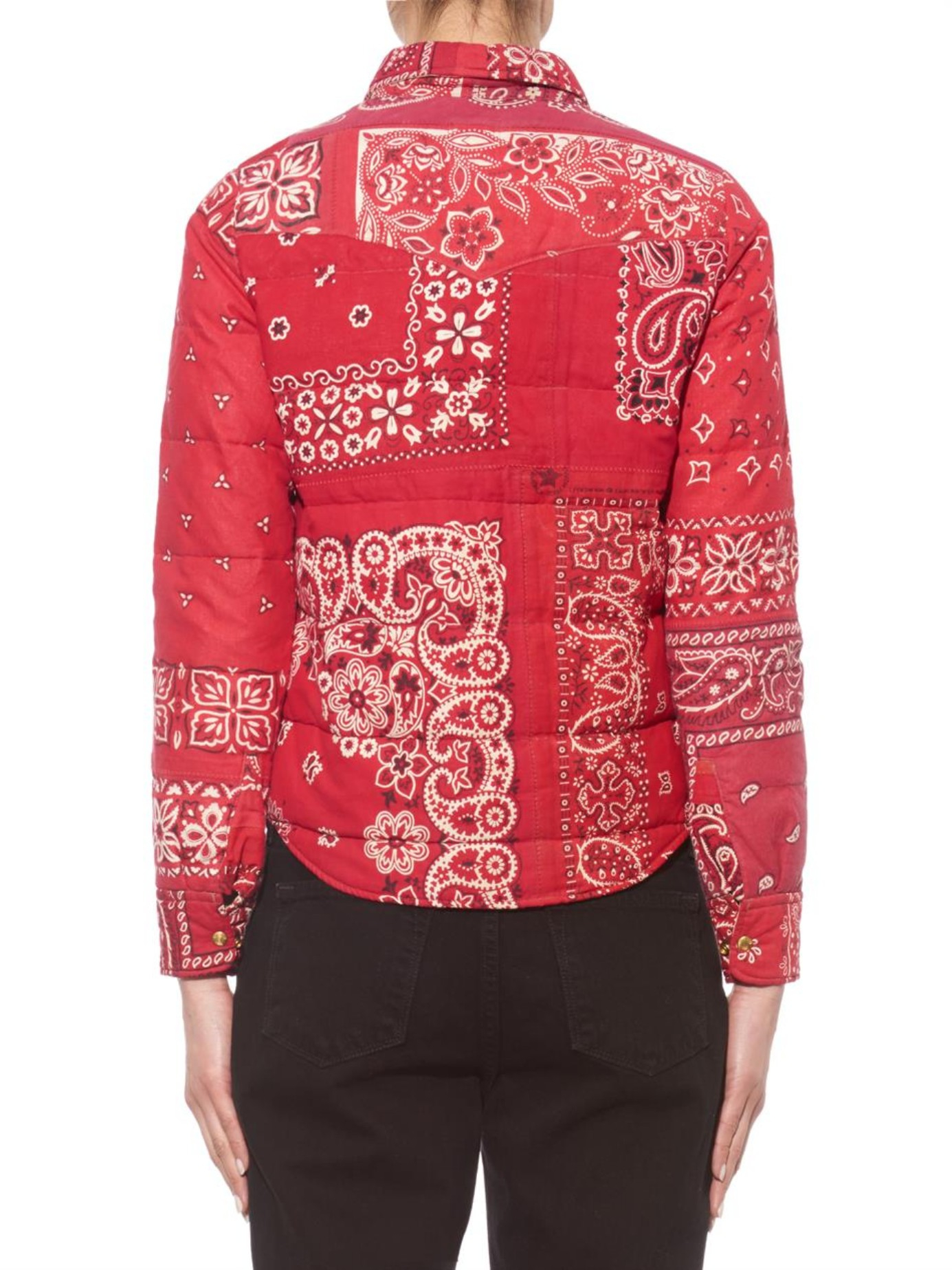 visvim red bandana jacket