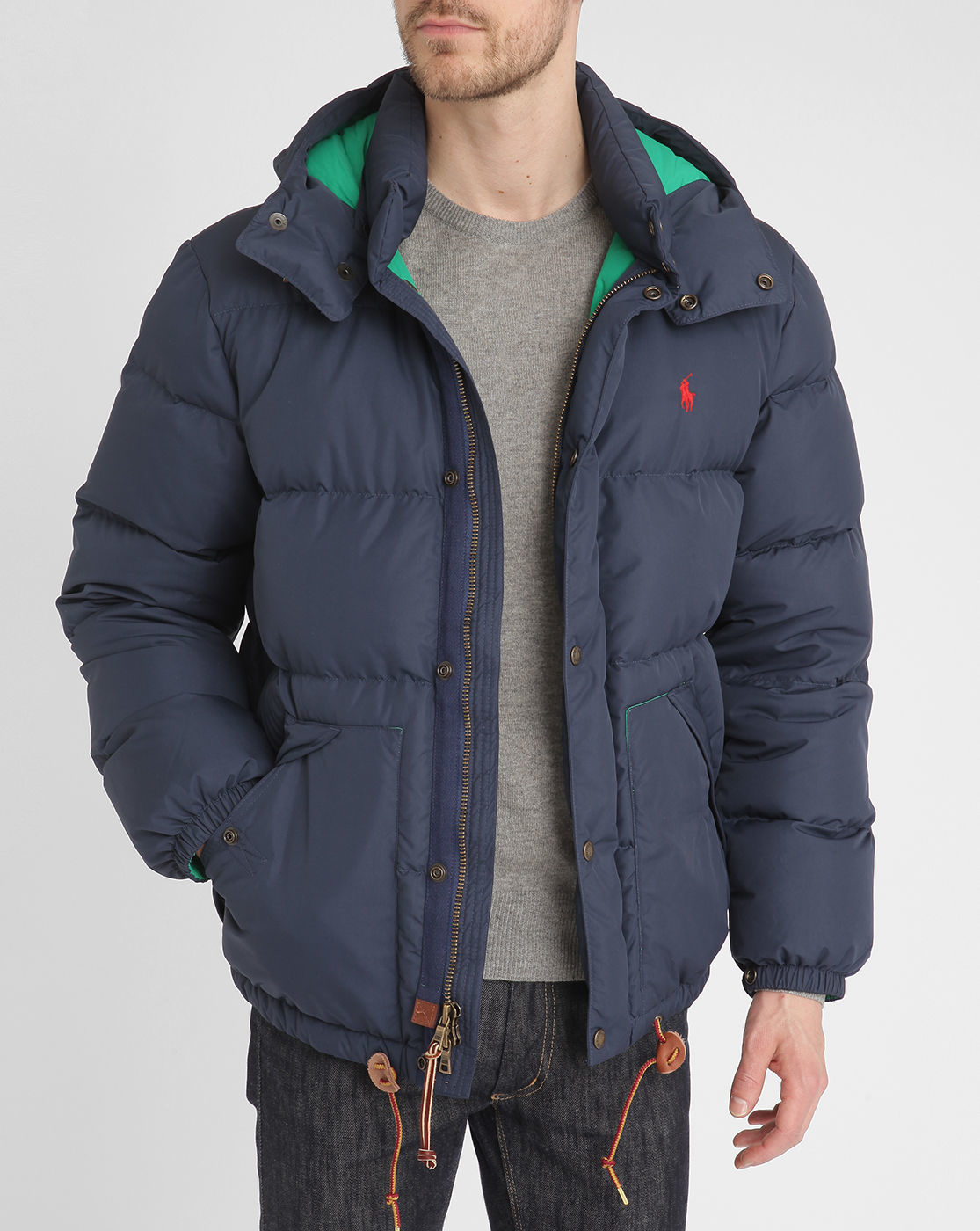 Polo ralph lauren Navy Retro Down Jacket in Blue for Men (navy) Lyst