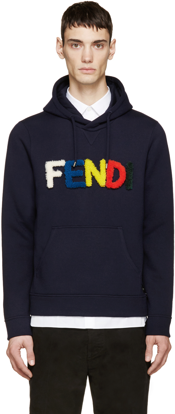 fendi hoodie blue