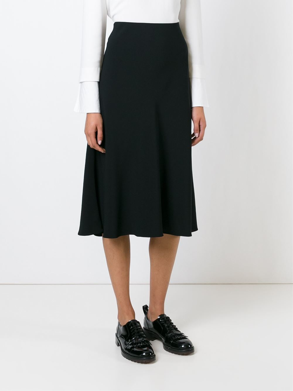 The row A-line Skirt in Black | Lyst