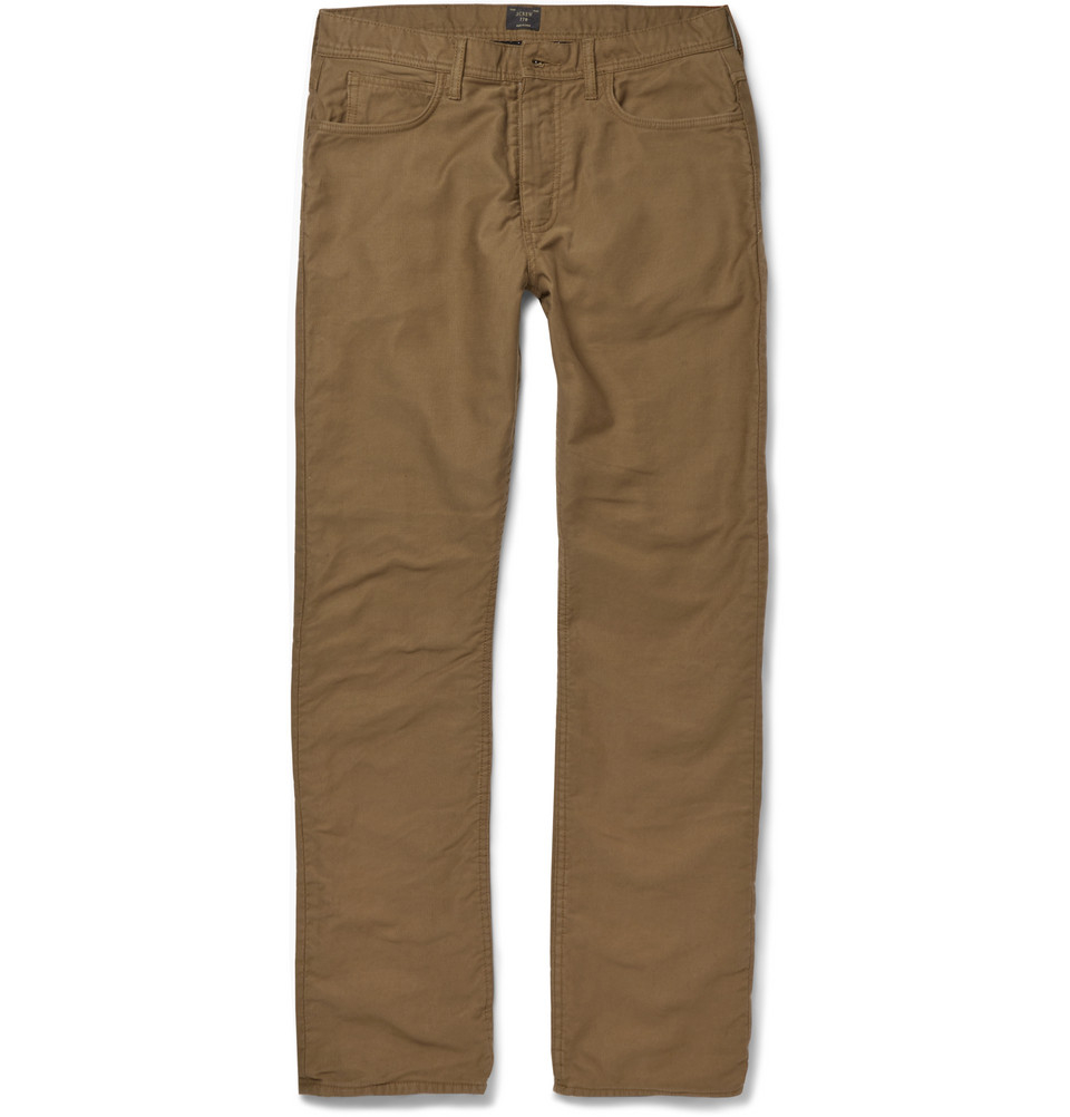 blue flannel trousers