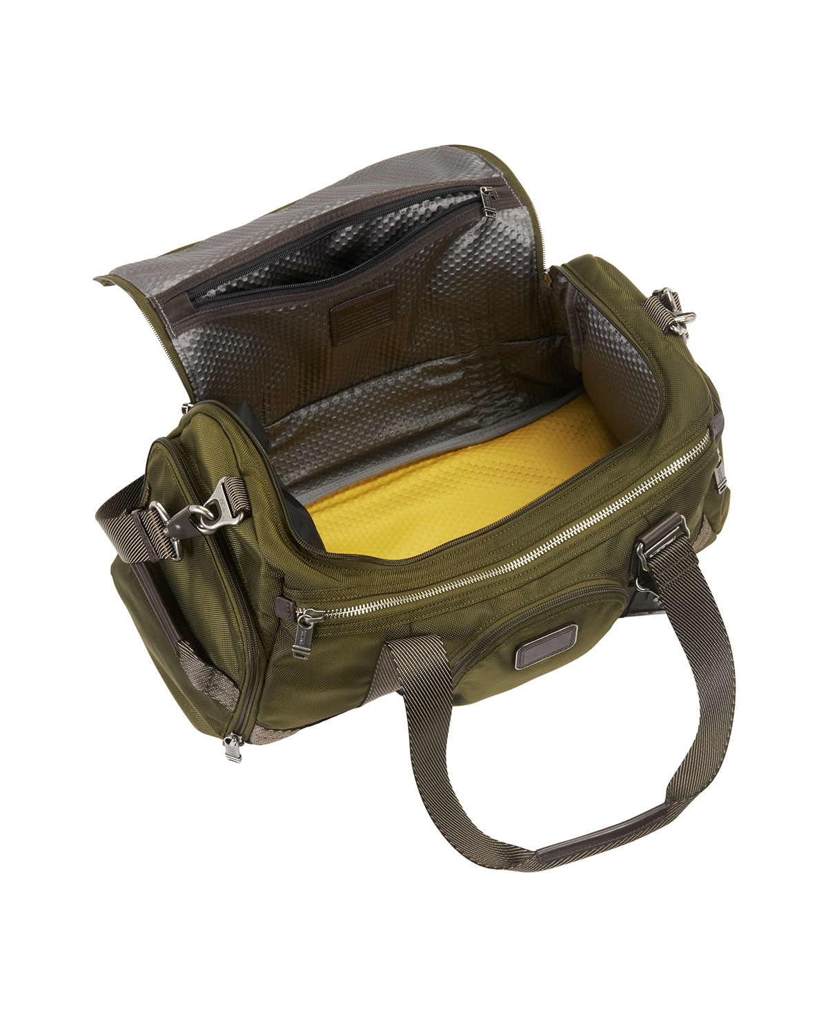 olive green gym bag