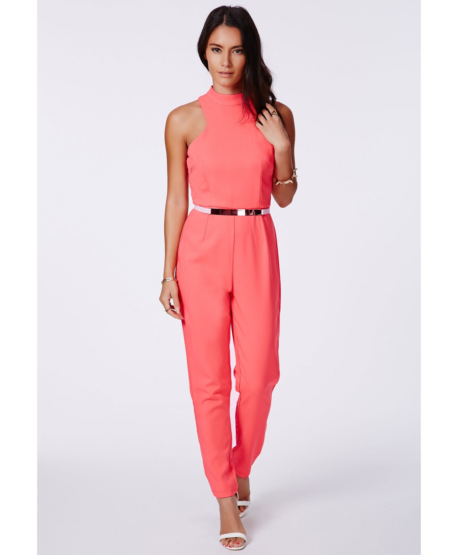 black romper with belt