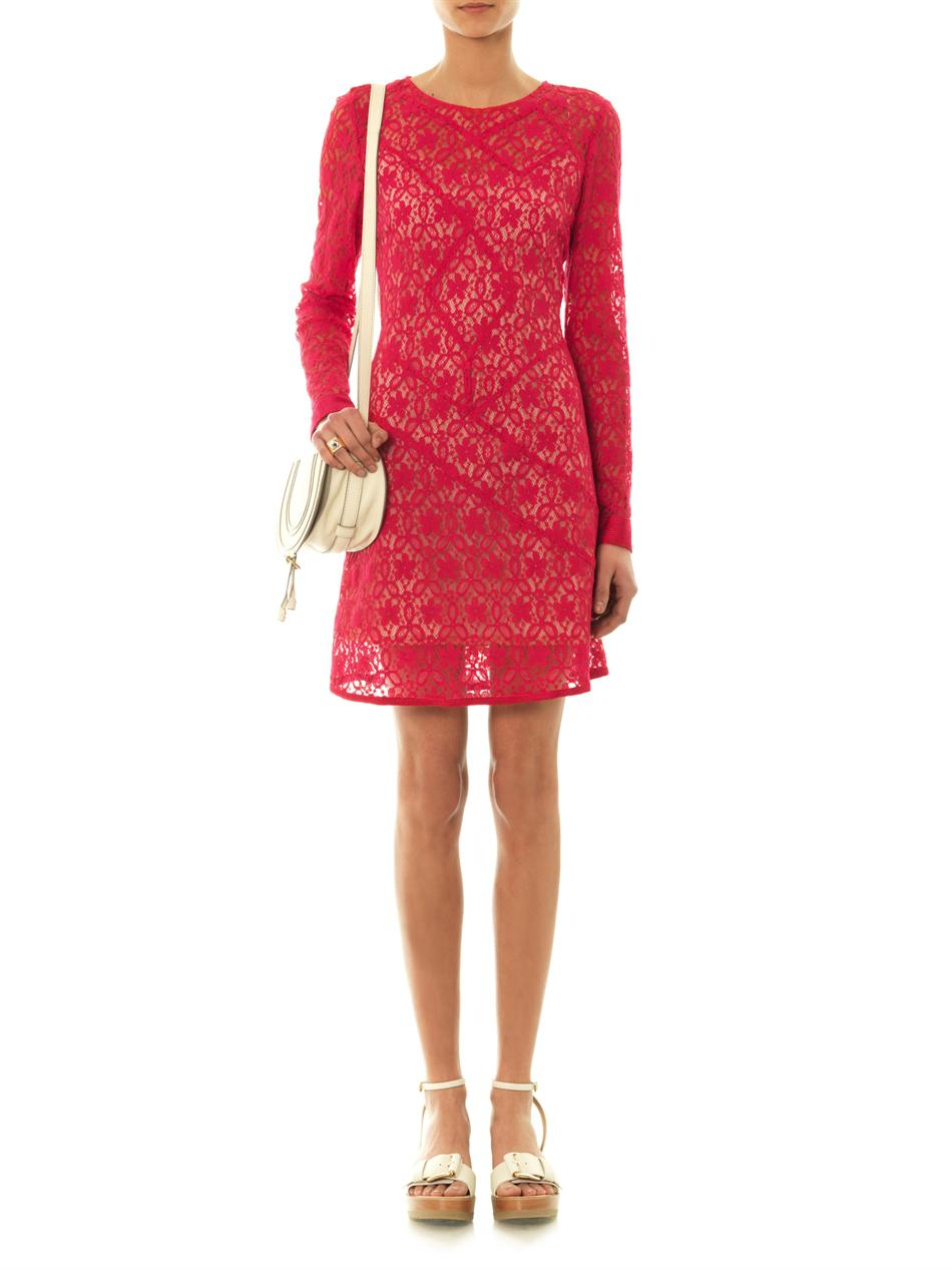 Marc by marc jacobs Paneled Lace Dress in Black | Lyst Marc by marc jacobs Paneled Lace Dress in Black | Lyst
