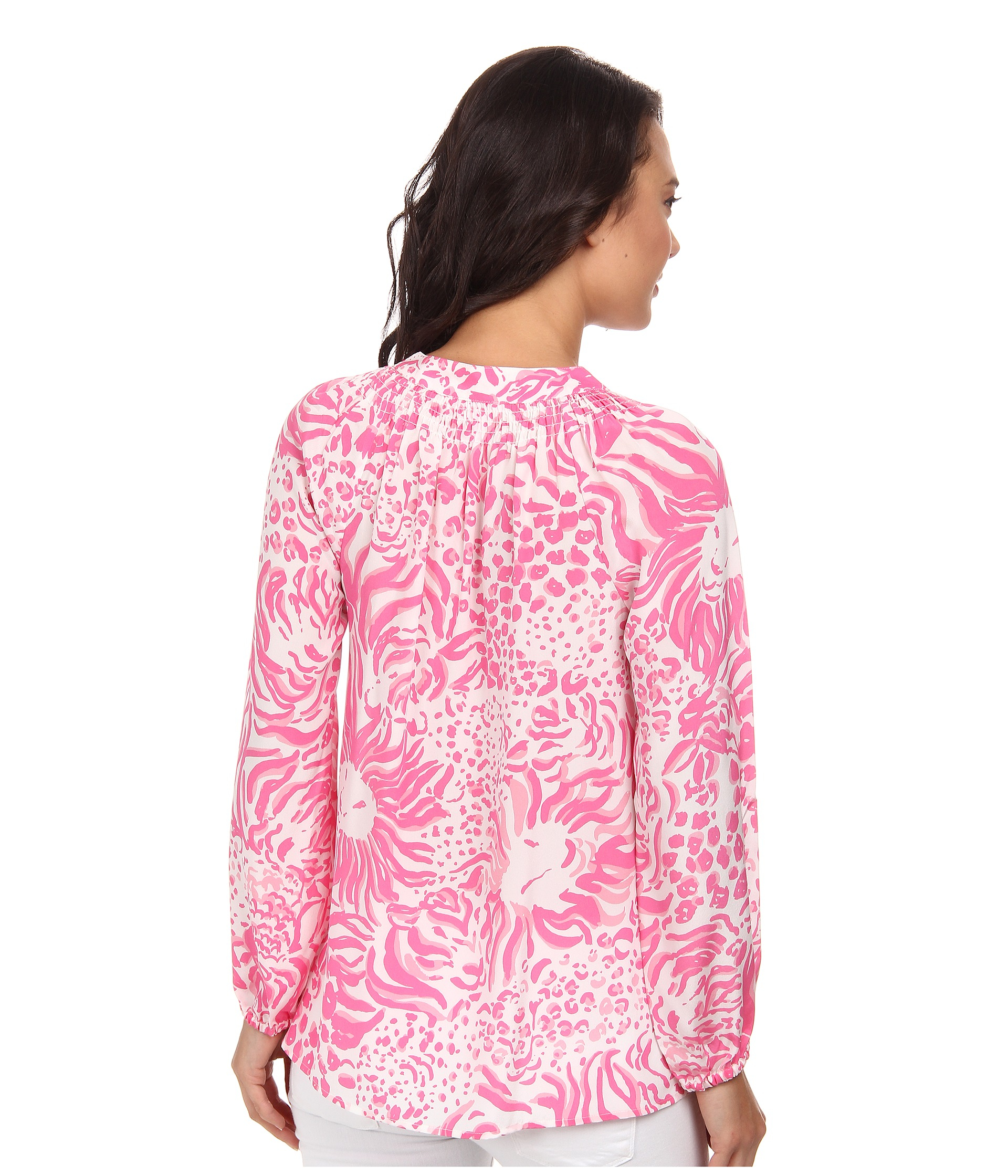 Lilly Pulitzer Elsa Top in Pink - Lyst
