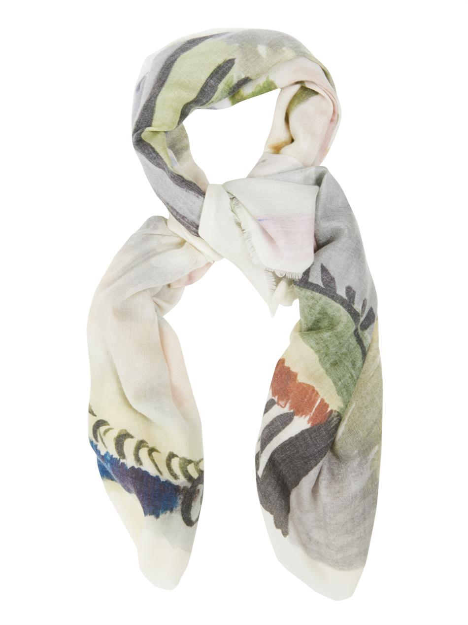 burberry floral scarf