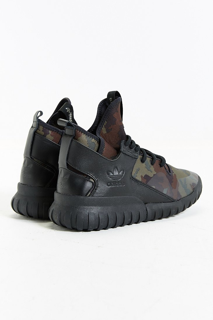 adidas Originals Tubular X Camo Sneaker in Black for Men